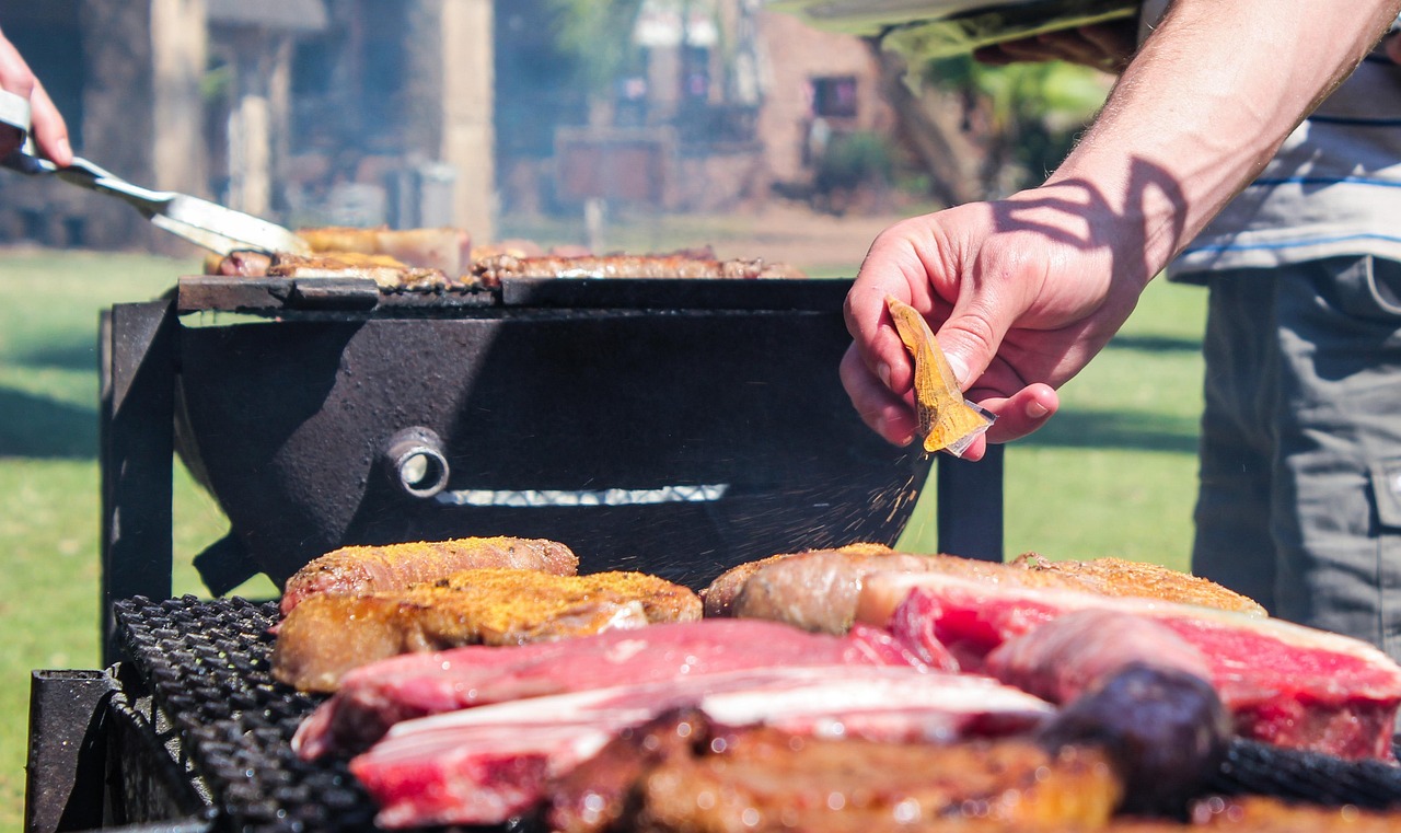 Cooking on a grill
