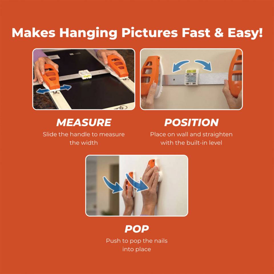 Hang Hero™  Fast, Easy And Hassle-Free Picture Hanging Tool