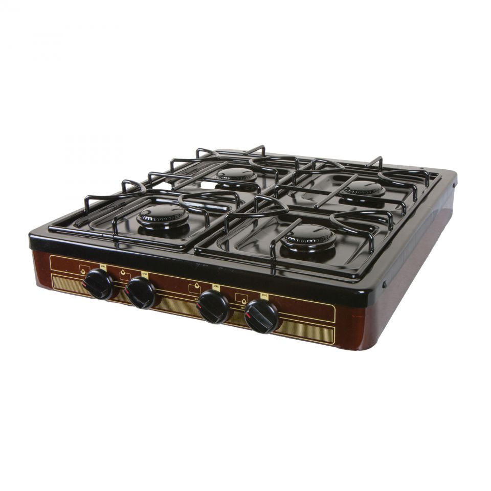 4 Burner Gas Stove Top, Bronze - PFK-400