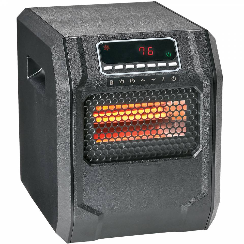 EZ Heat Personal Ceramic Heater & Fan, Size: 6.9