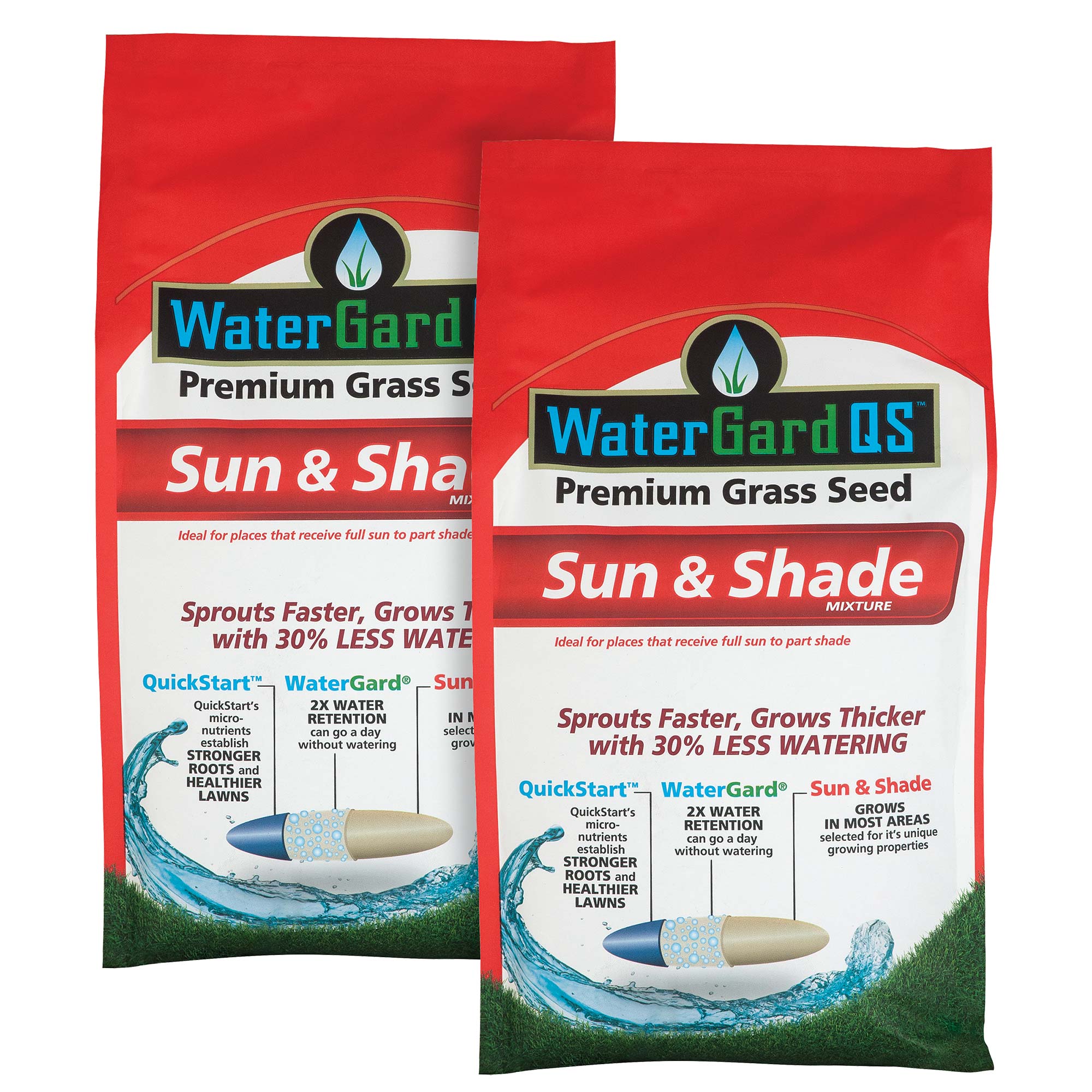 Sun & Shade Grass Seed - 2 Pack