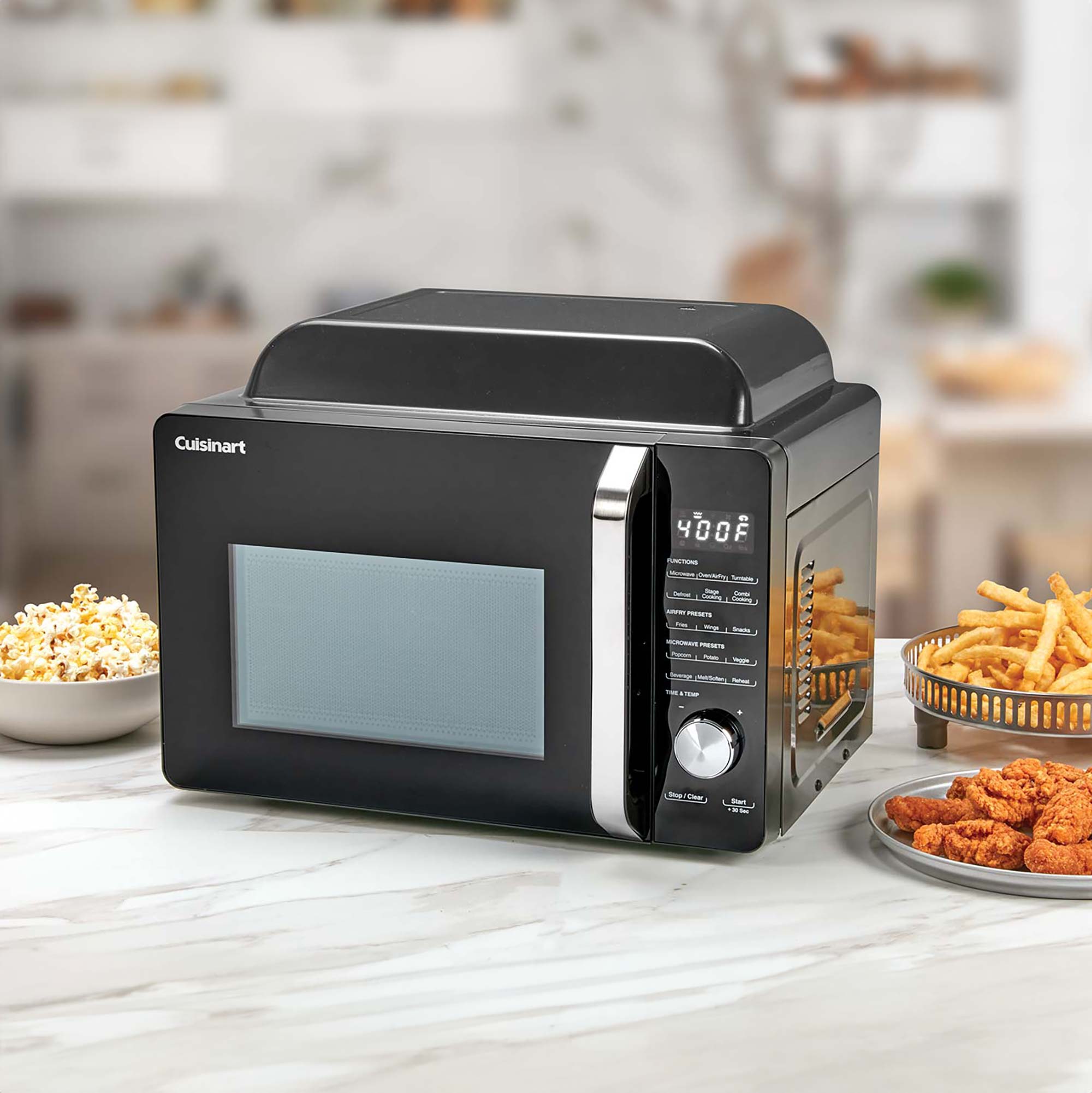  Cuisinart 3-in-1 Microwave AirFryer Oven, Black: Home & Kitchen