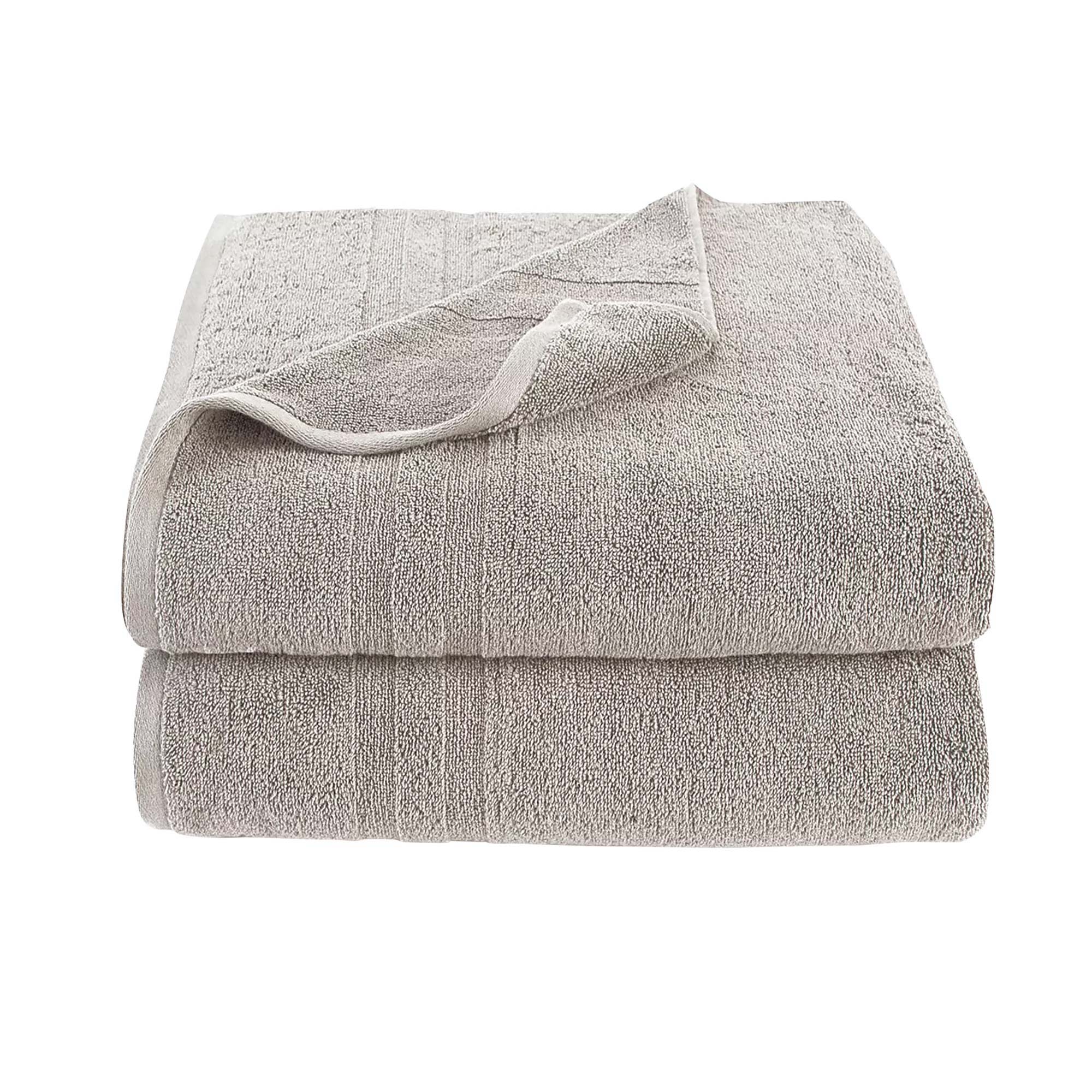 2-Pack Grey Antimicrobial Towels