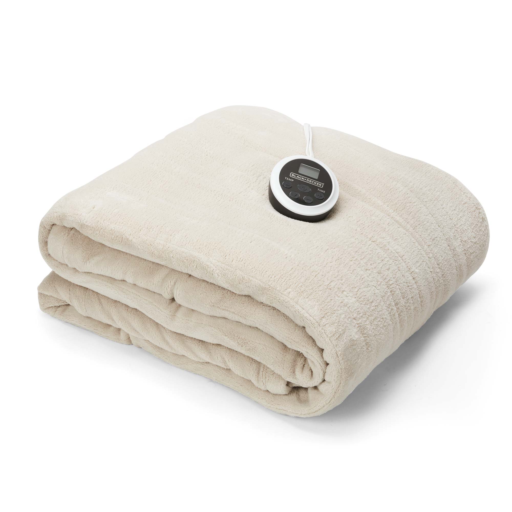 Black Decker Full Heated Bed Blanket Cream