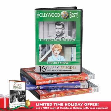 Hollywood Best Classic TV Episodes DVD Set + FREE Christmas Holiday DVD