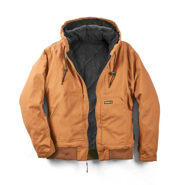 Walls Duck Hooded Jacket - Brown