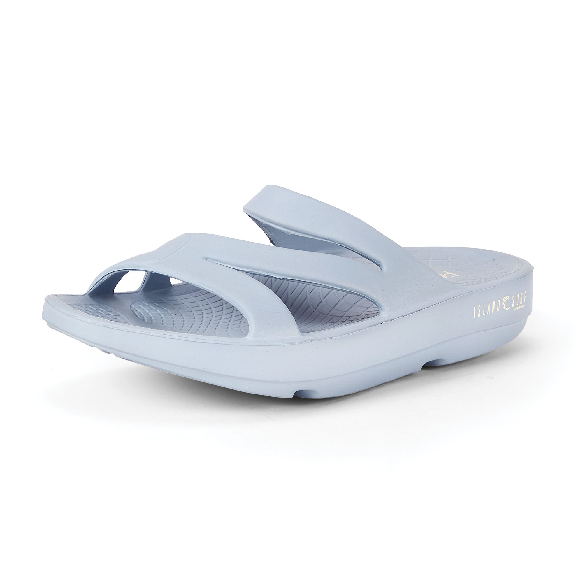 Island Surf Coral Recovery Slide Sandals - Slate