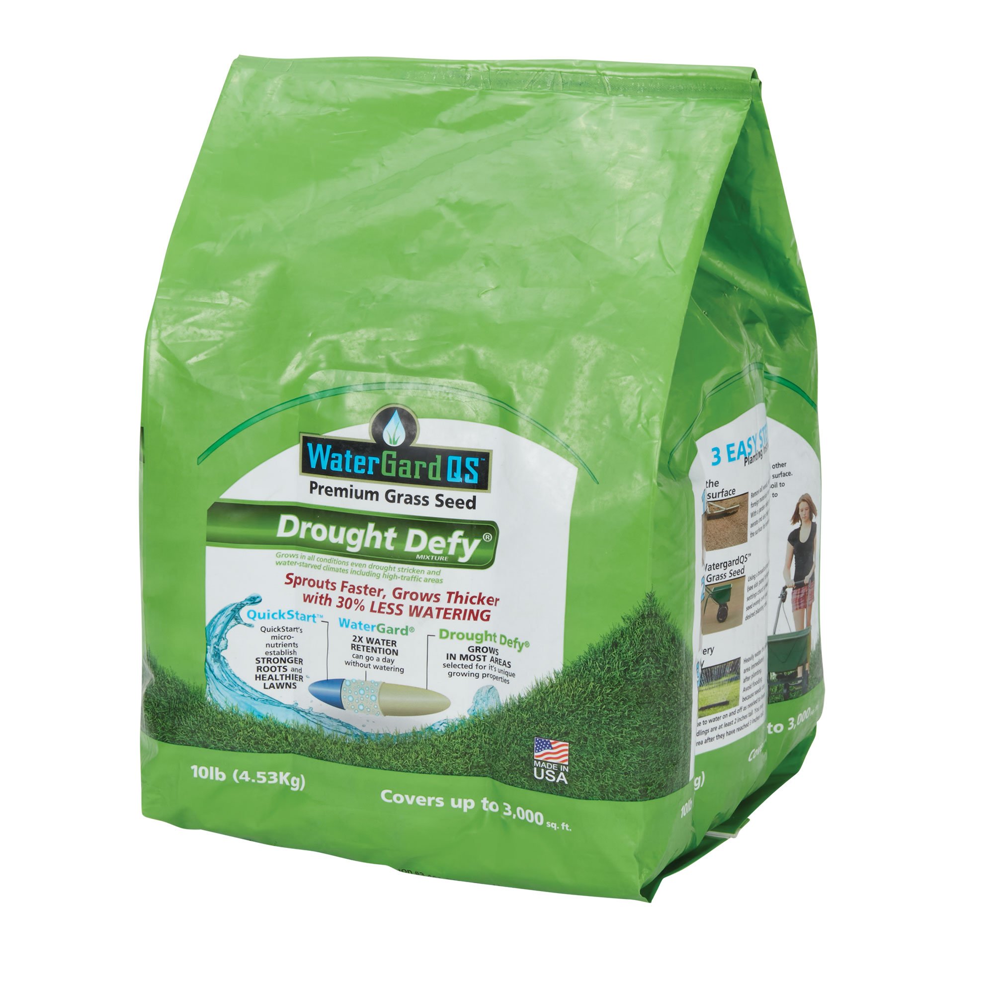 Drought Defy Grass Seed 10-lb. Bag