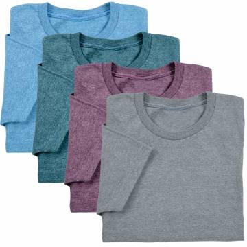 Men's Crew Neck Tees - 4 Pack