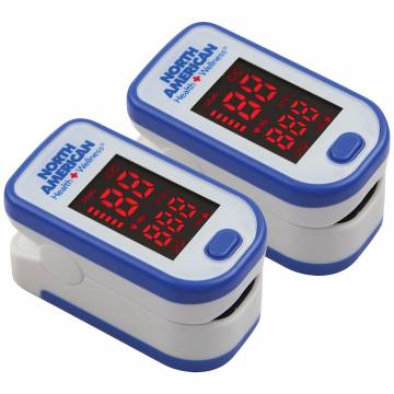 North American Health + Wellness Finger Oximeter - 2 Pack