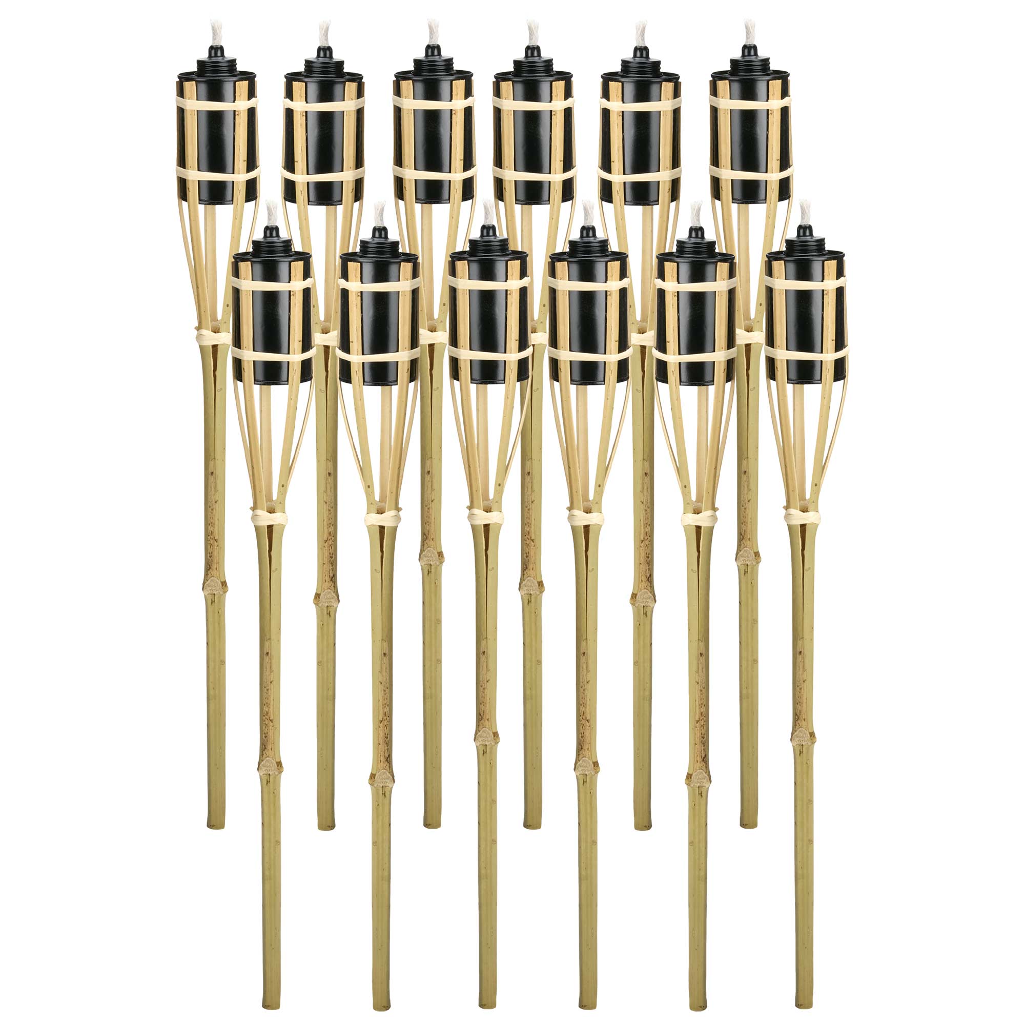 Mini Tiki Torches - 12 Pack