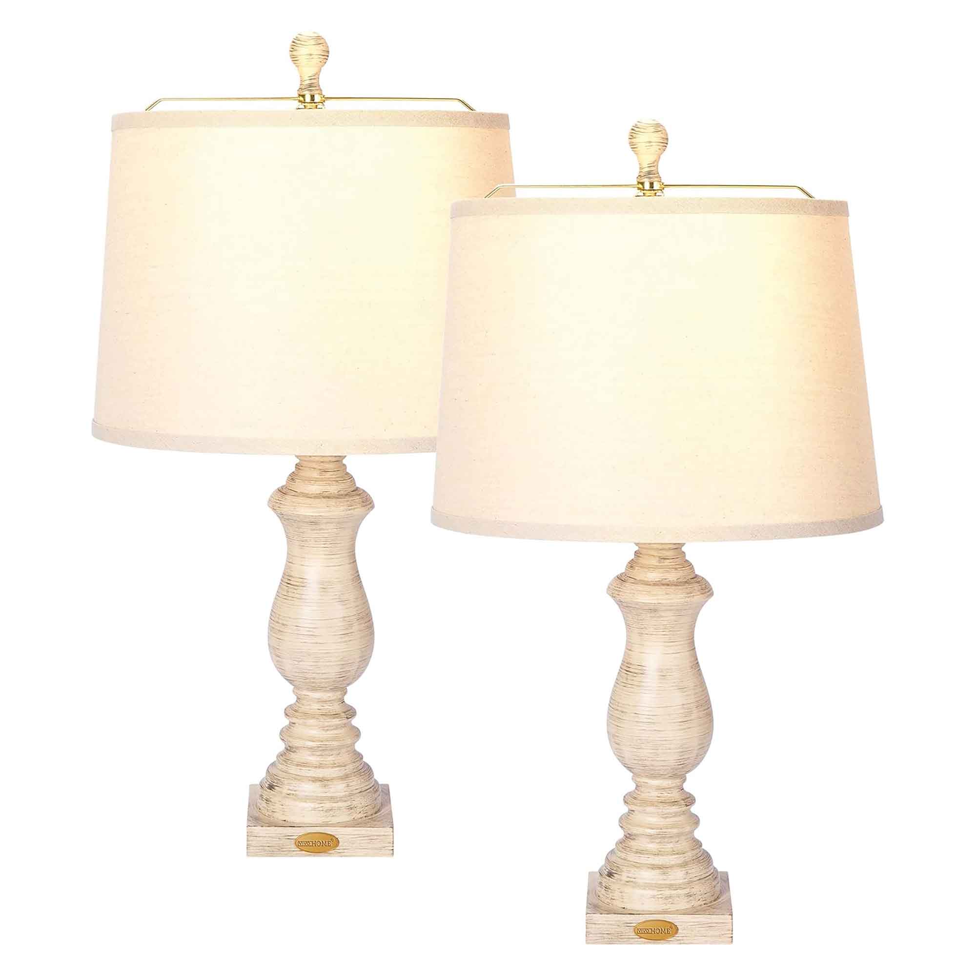 Rustic Table Lamp - 2 Pack