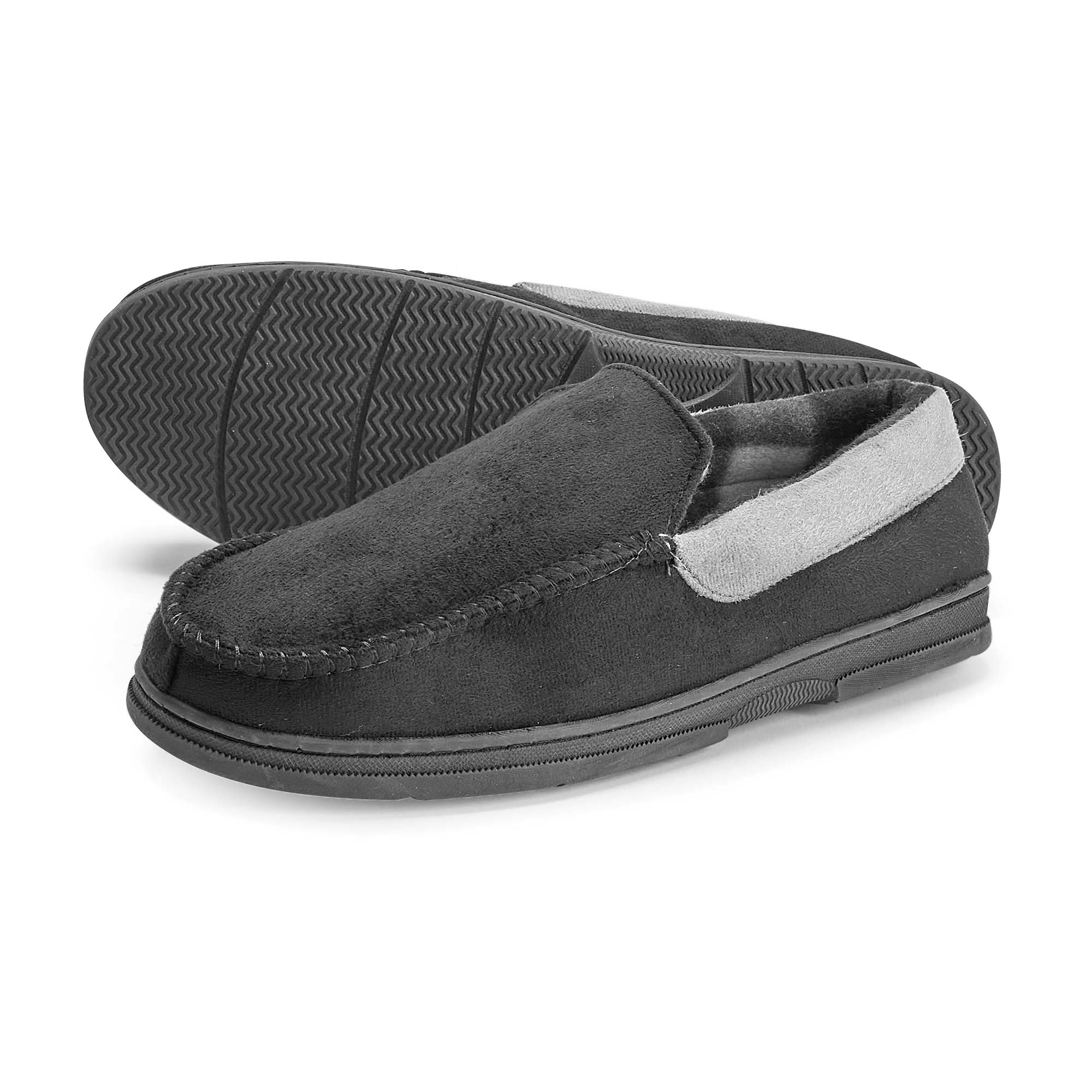 Men's Loafer Slippers - Black