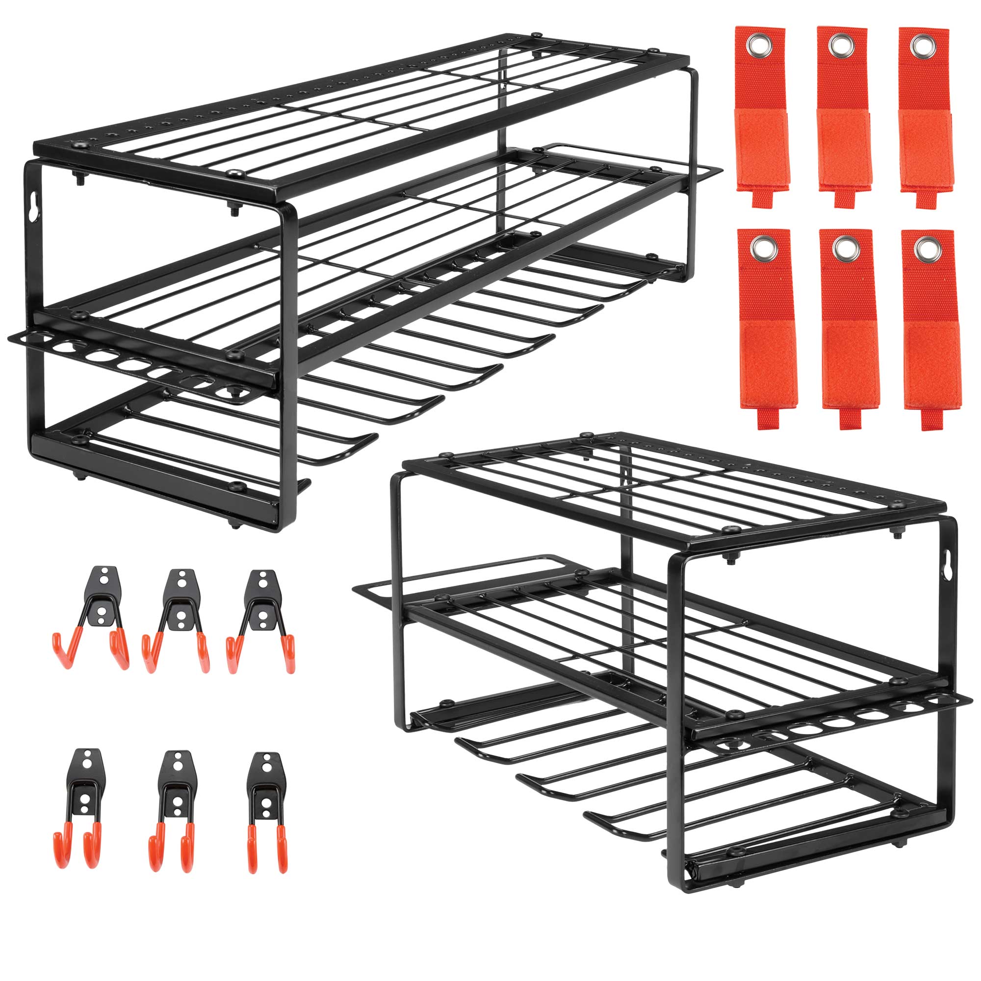 Space-Saving Power Tool Organizer - 2 Pack (16" & 26")