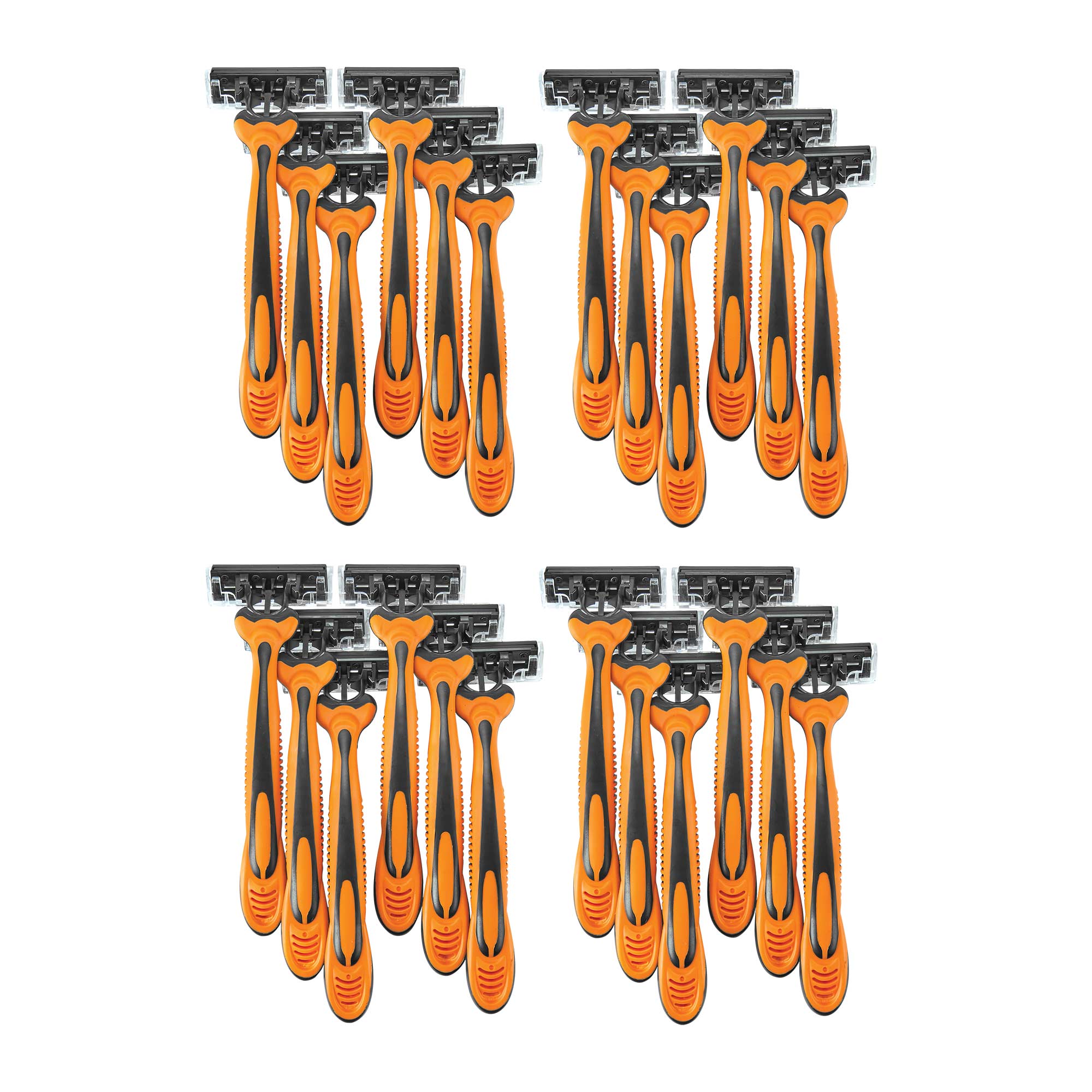 Triple-Blade Razors - 24 Pack