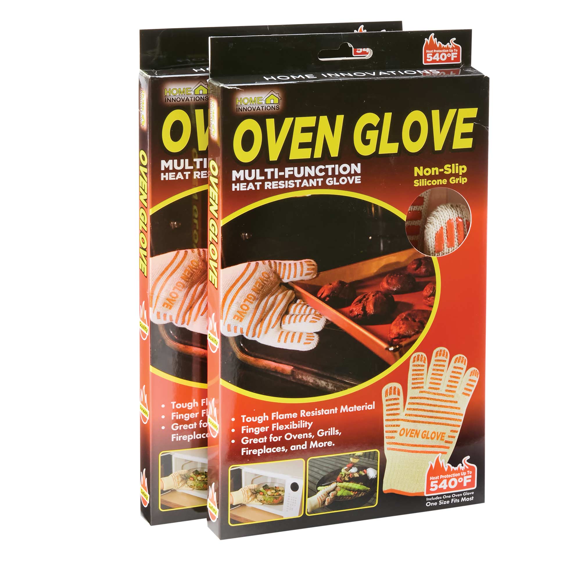 Multi-Function Oven Glove - 2 Pack