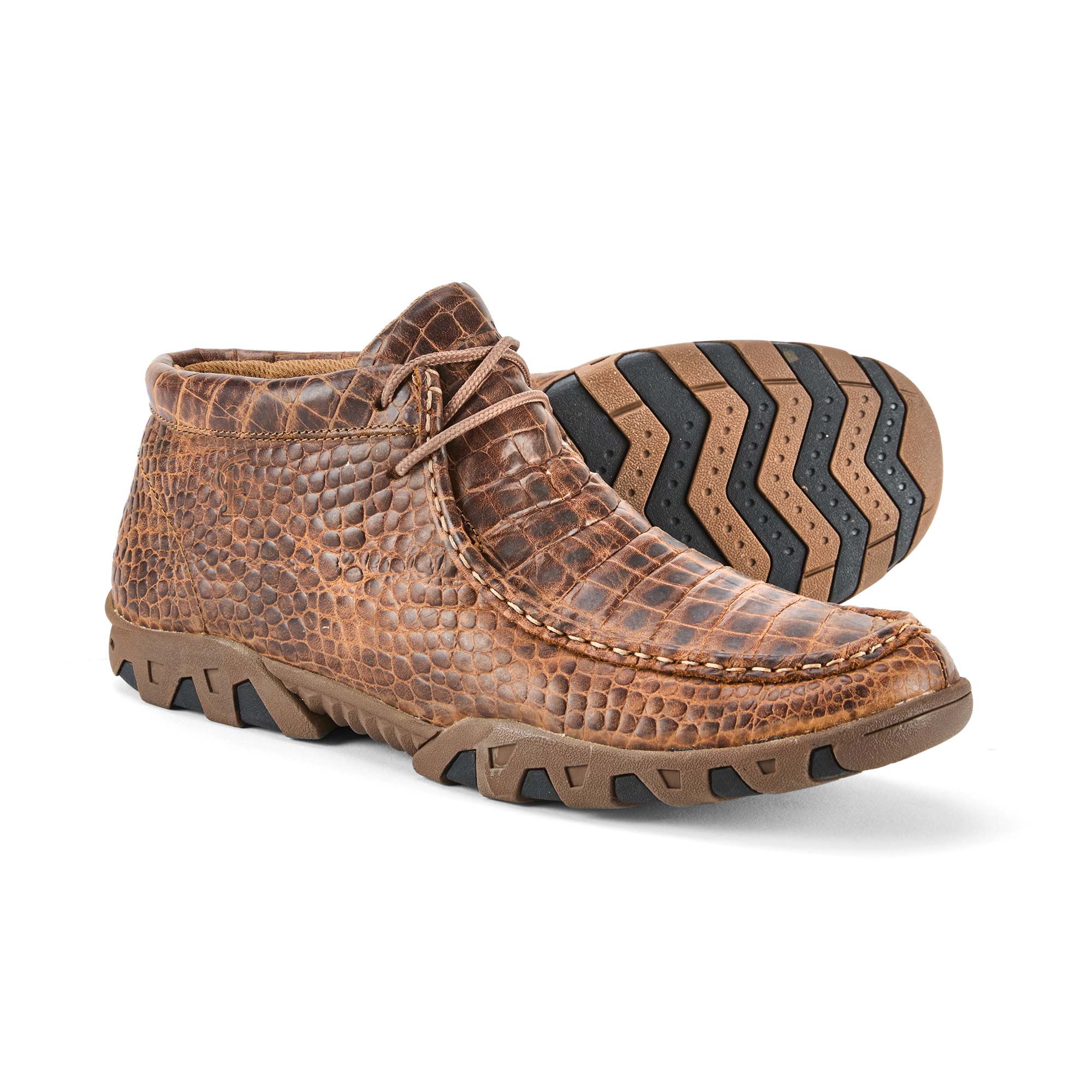 Ferrini Croc Print Chukka