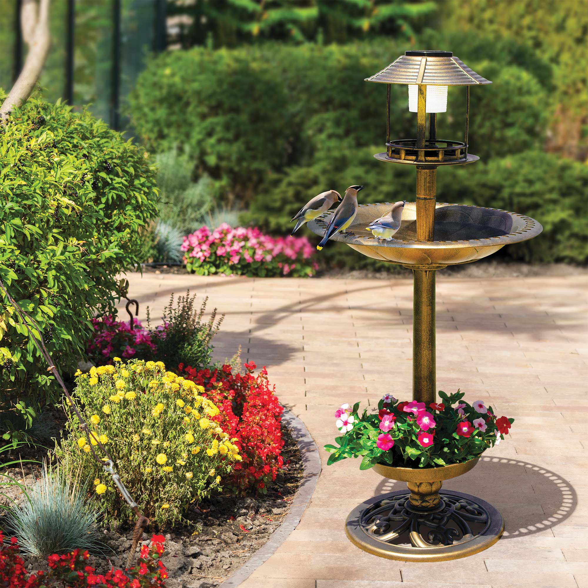 4-in-1 Solar Bird Bath