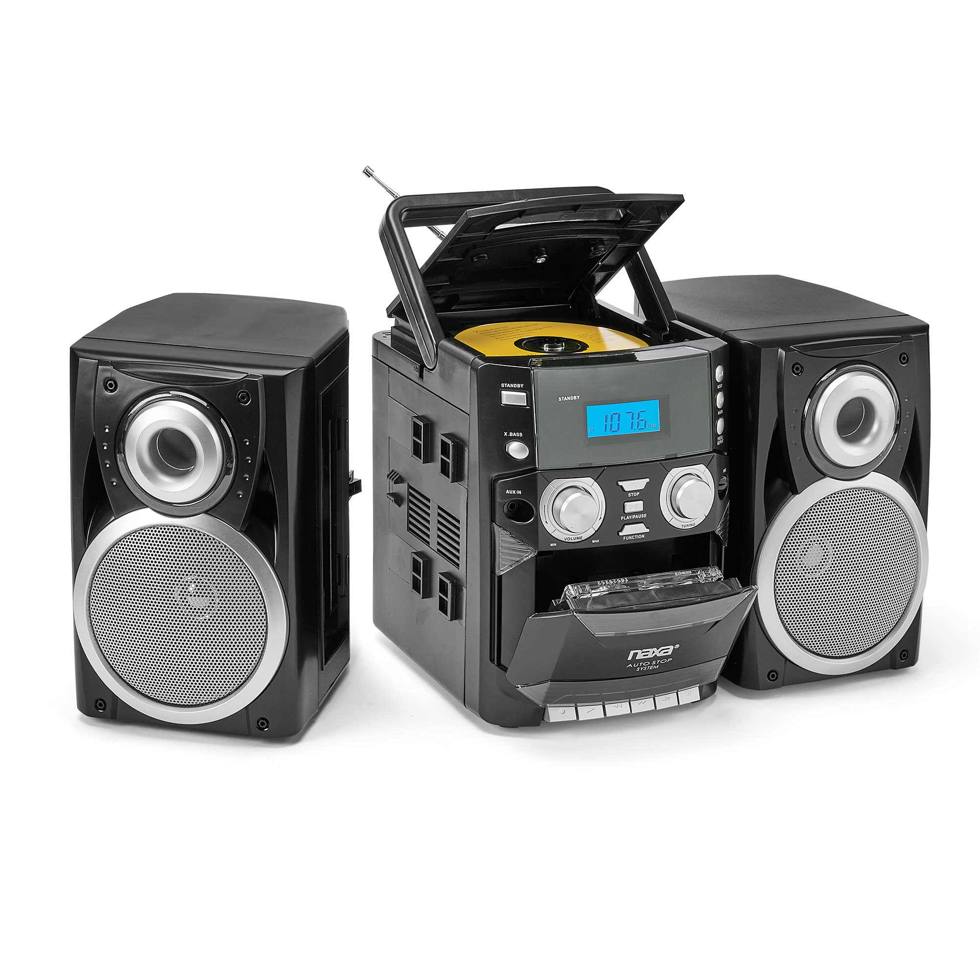 Naxa Mini Stereo System w/ CD/Cassette