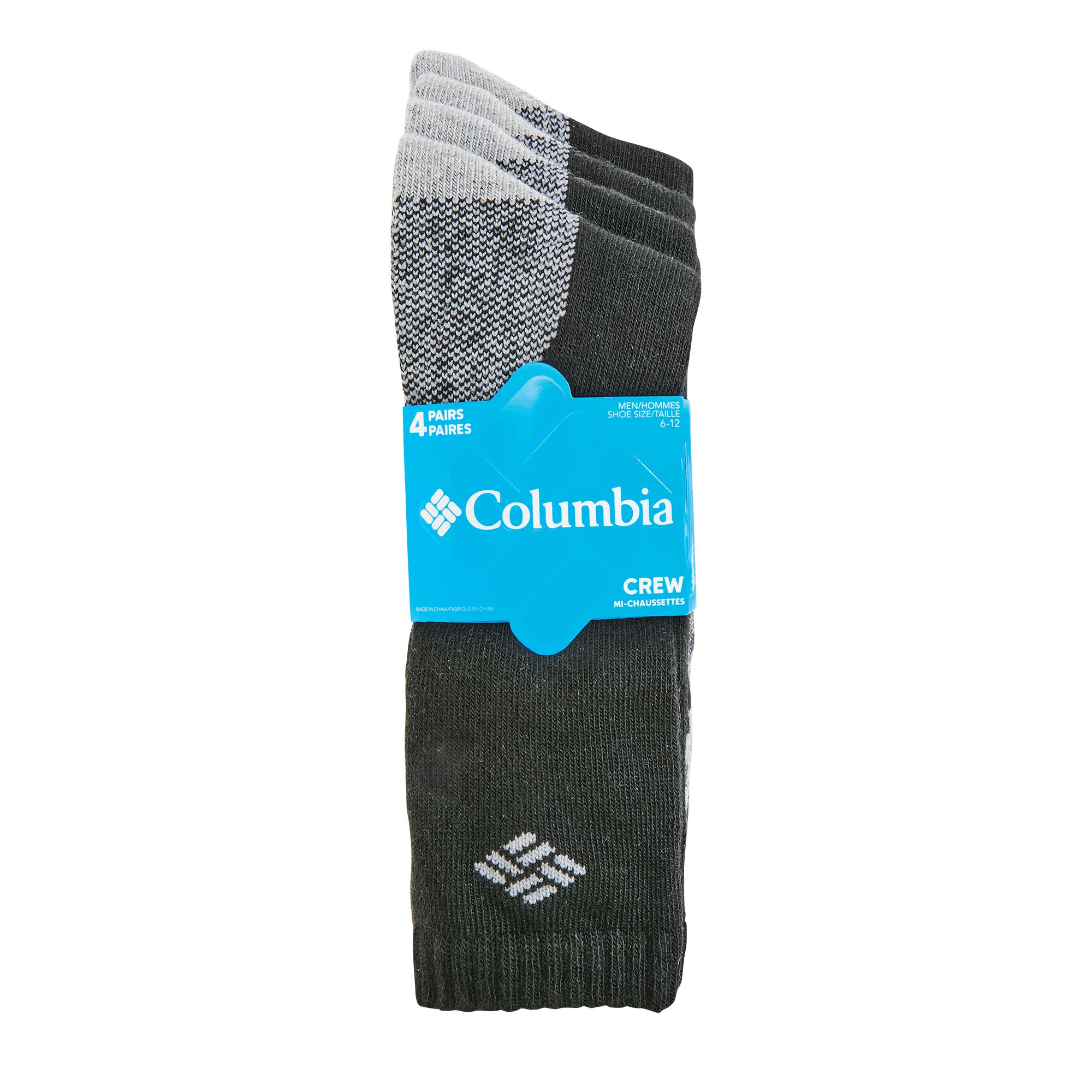 Columbia Winter Socks - 8 Pack Black