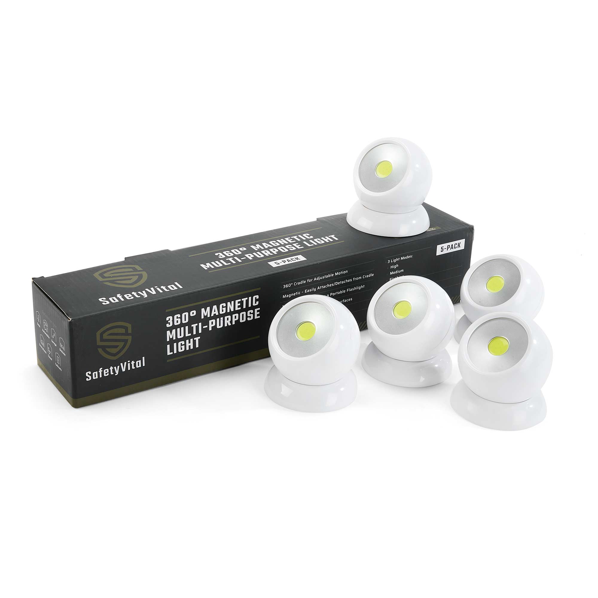 360-Degree Lights - 5 Pack