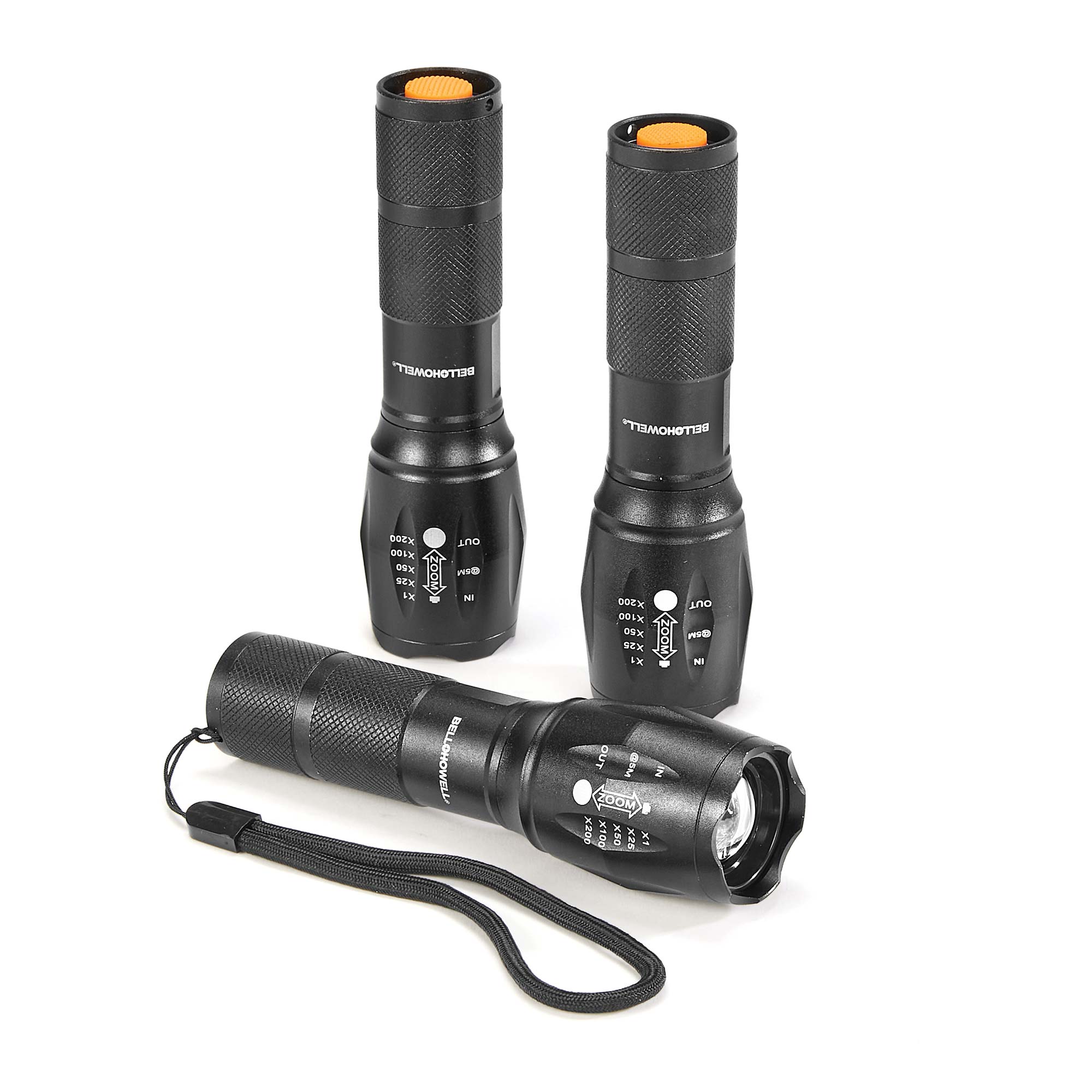 TacLight Tactical Flashlight - 3 Pack