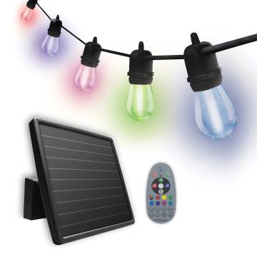 30' RGB Solar String Lights