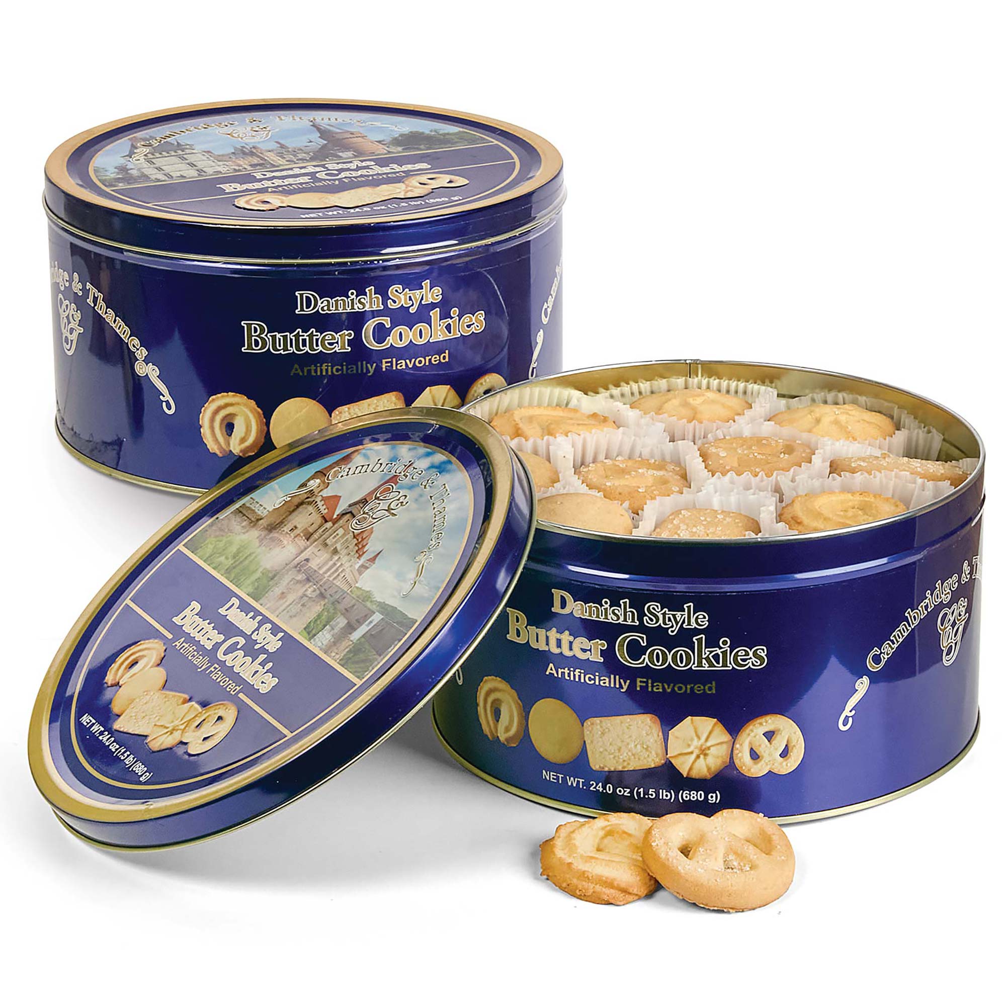 Danish Style Butter Cookies - 2 Pack 24oz