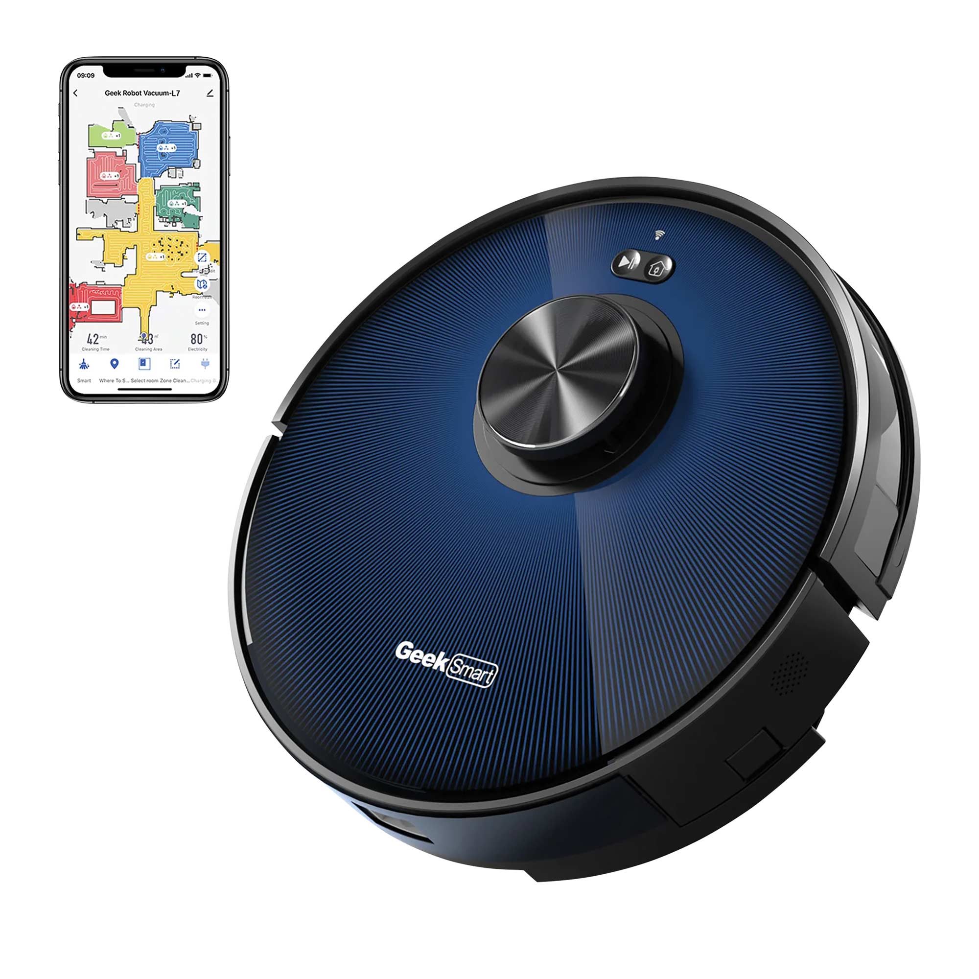 Geek Smart L7 Robot Vac - Mop Included!