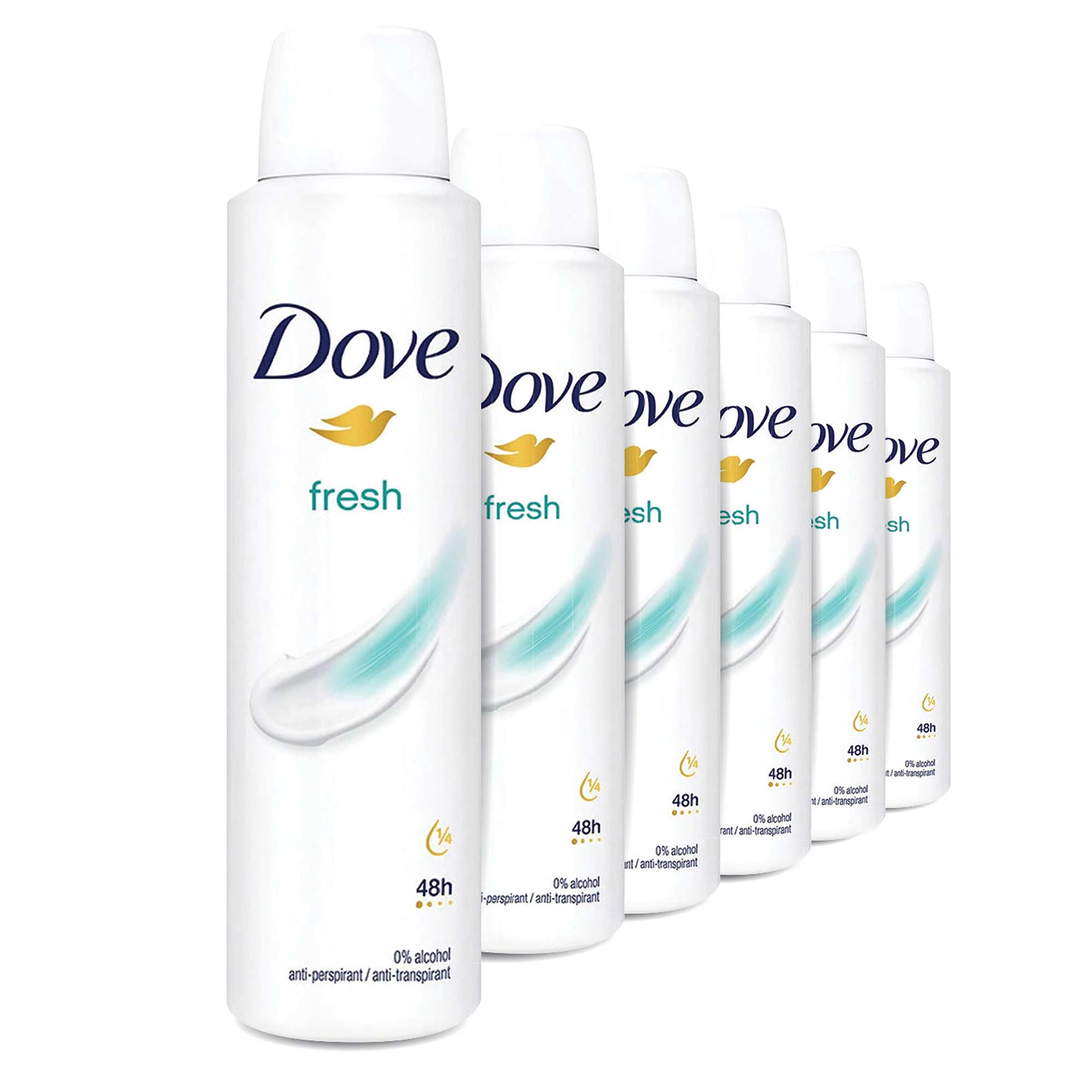 Dove 48-Hour Spray - 6 Pack of Invisible Dry