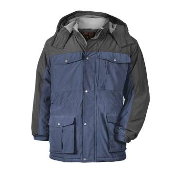 Multi-Pocket Parka - Black/Navy