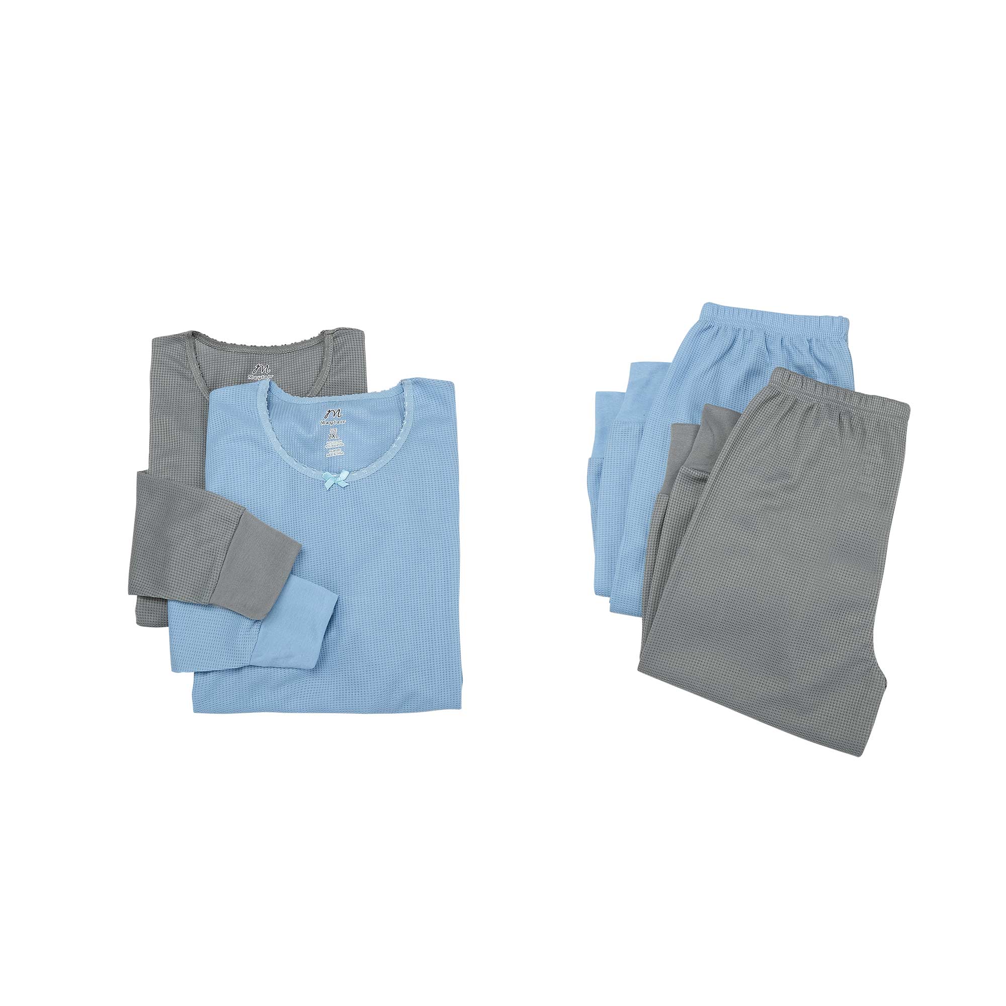 Women's Thermal Set - 2 Pack Blue/Charcoal