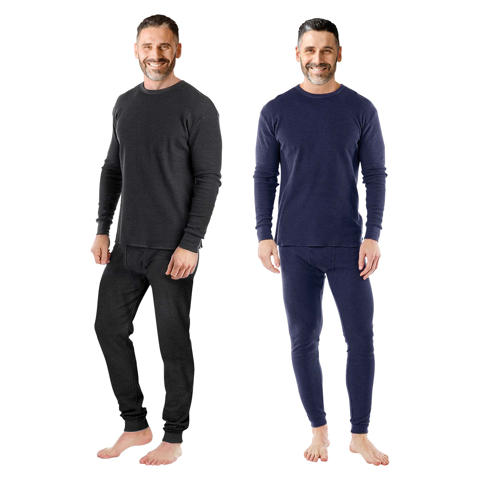 Men's Thermal Set - 2 Pack Blue/Black