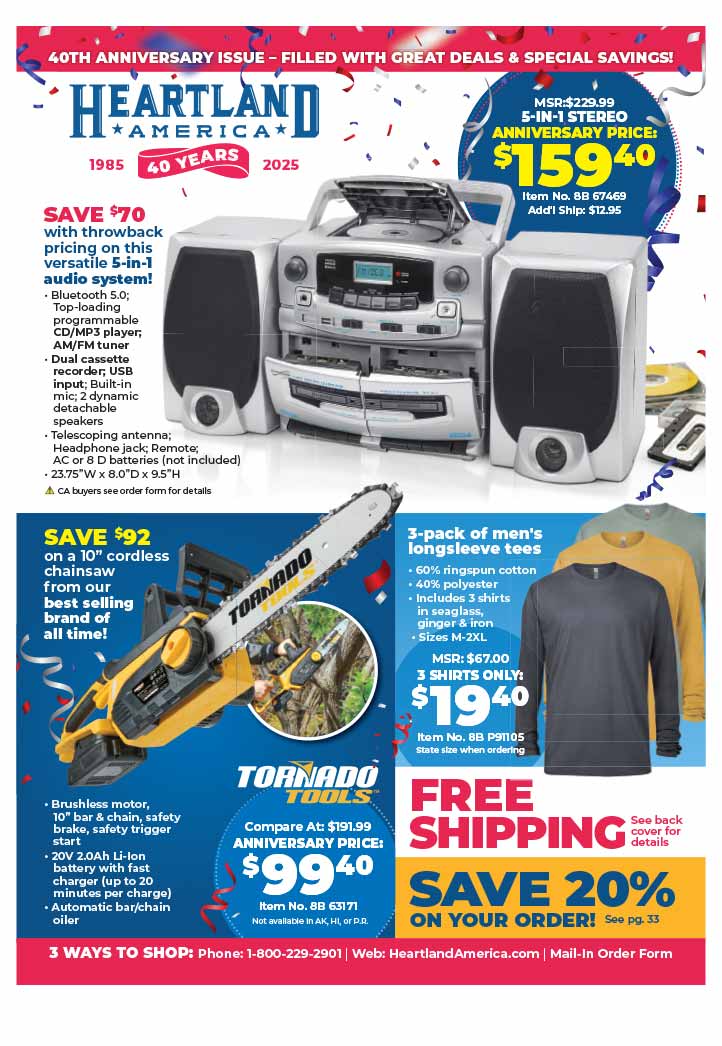 Browse the Heartland America 8B Online Catalog