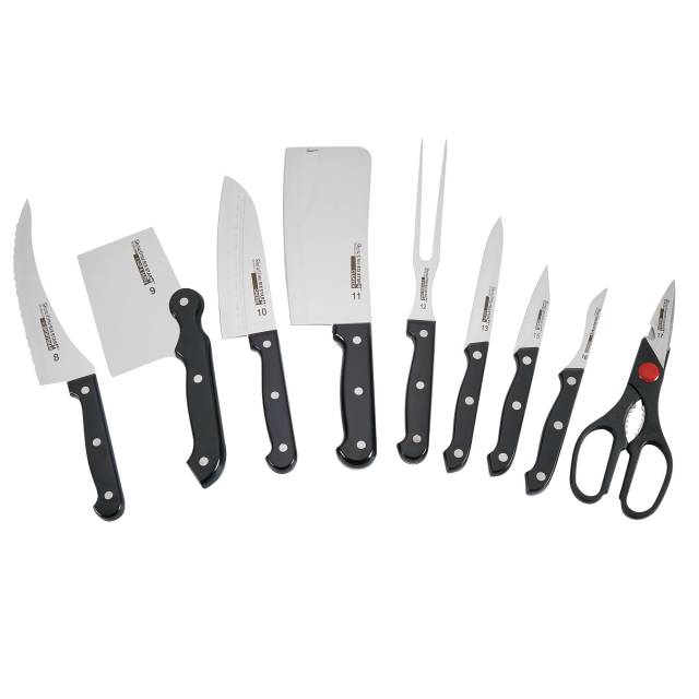 Ronco Six Star Cutlery Knives Serrated Straight Blade Set 25 Piece