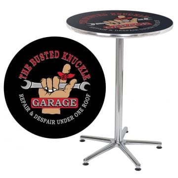 The Busted Knuckle Garage 41&quot; Round Cafe Table