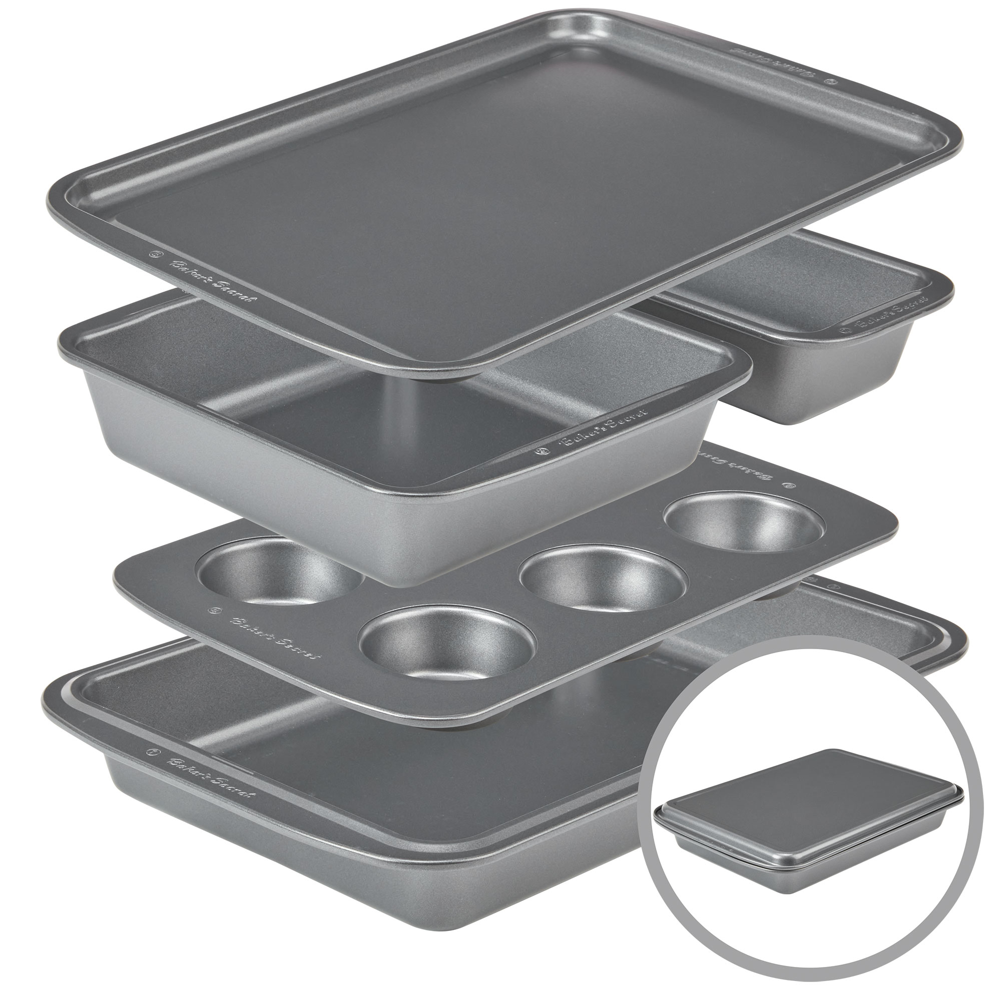 Baker's Secret 6 Piece Bakeware Set 