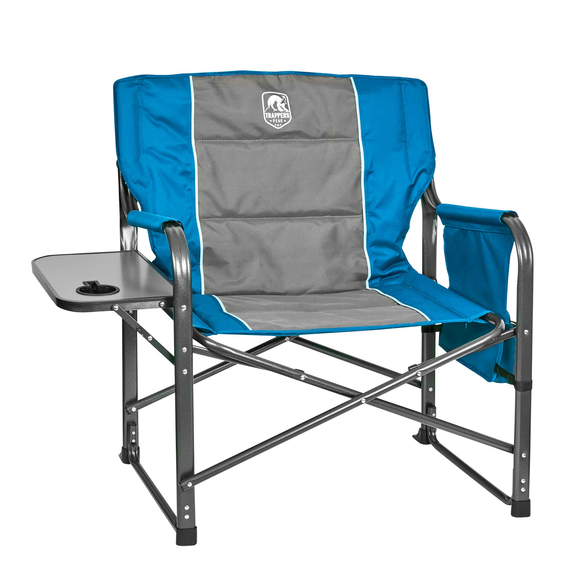 XXL Outdoor Folding Directors Chair w/ Cup Holder & Pocket