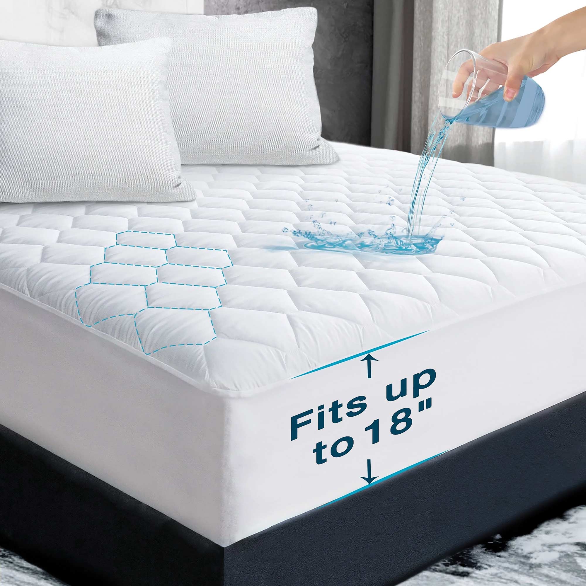 Waterproof Mattress Protector - King