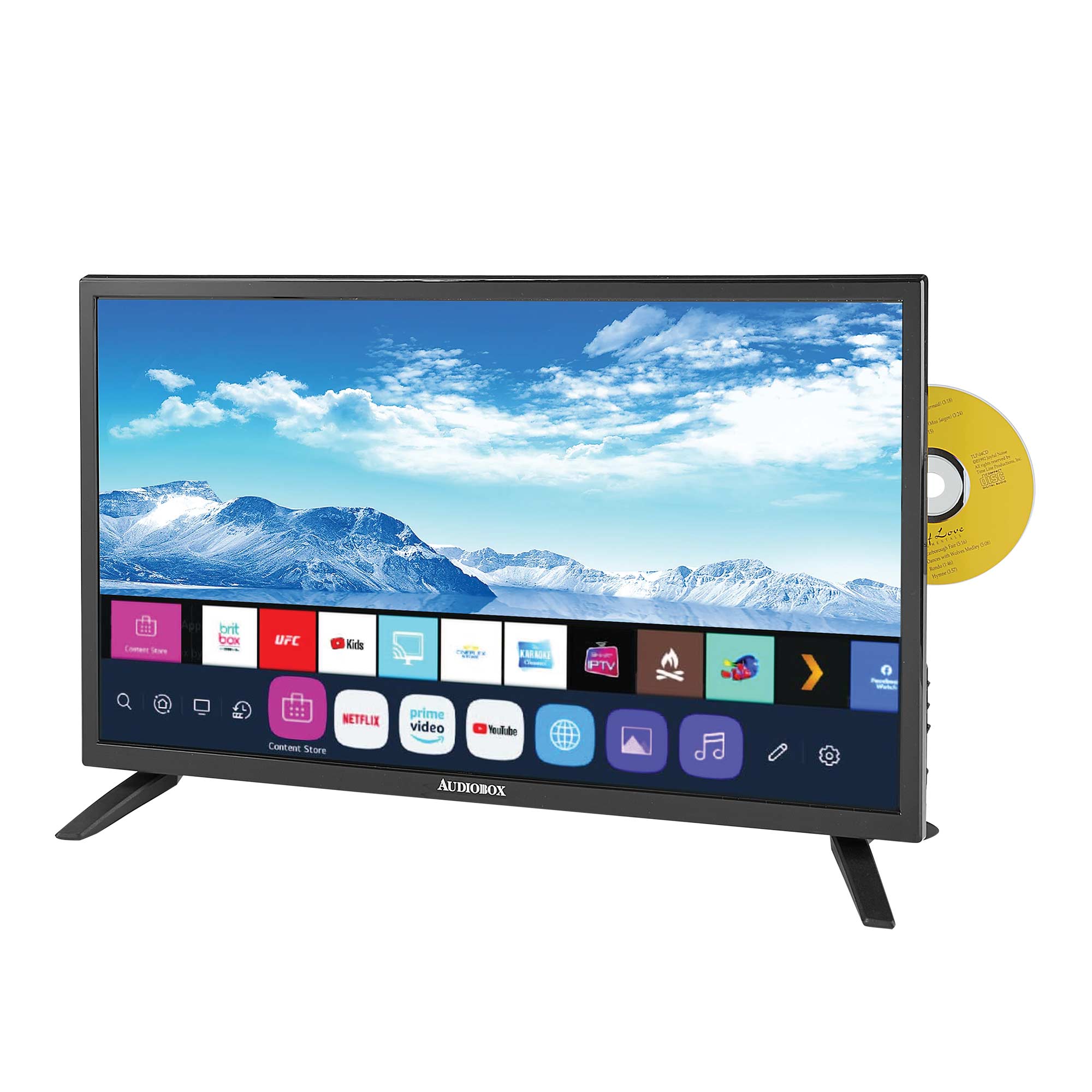 24" Smart HD TV/DVD Player w/ AC/DC Power Options