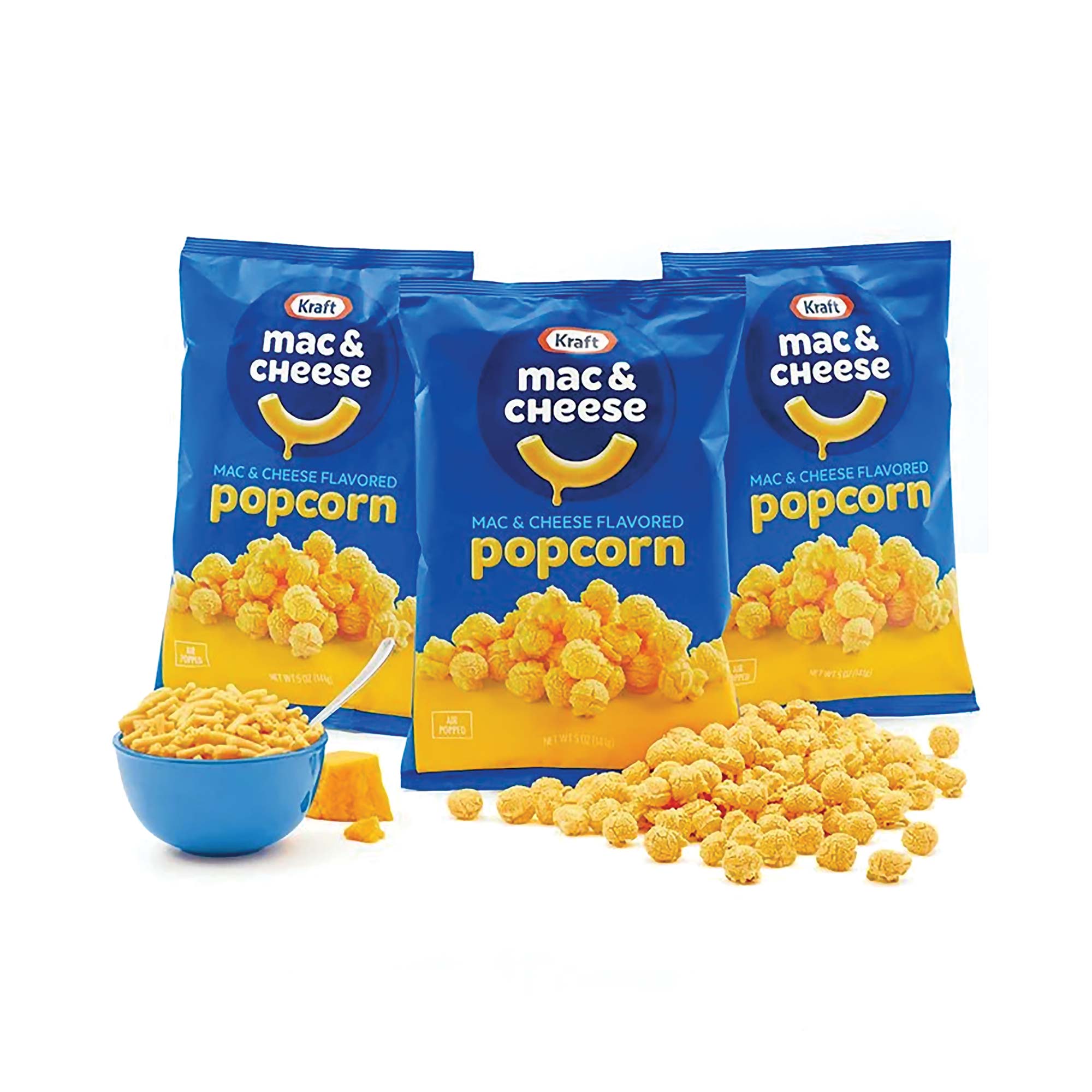 Kraft Mac & Cheese Popcorn Bags - 3 Pack