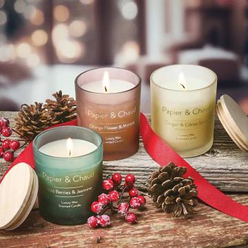 Luxury Wax Scented 3-Piece Candles