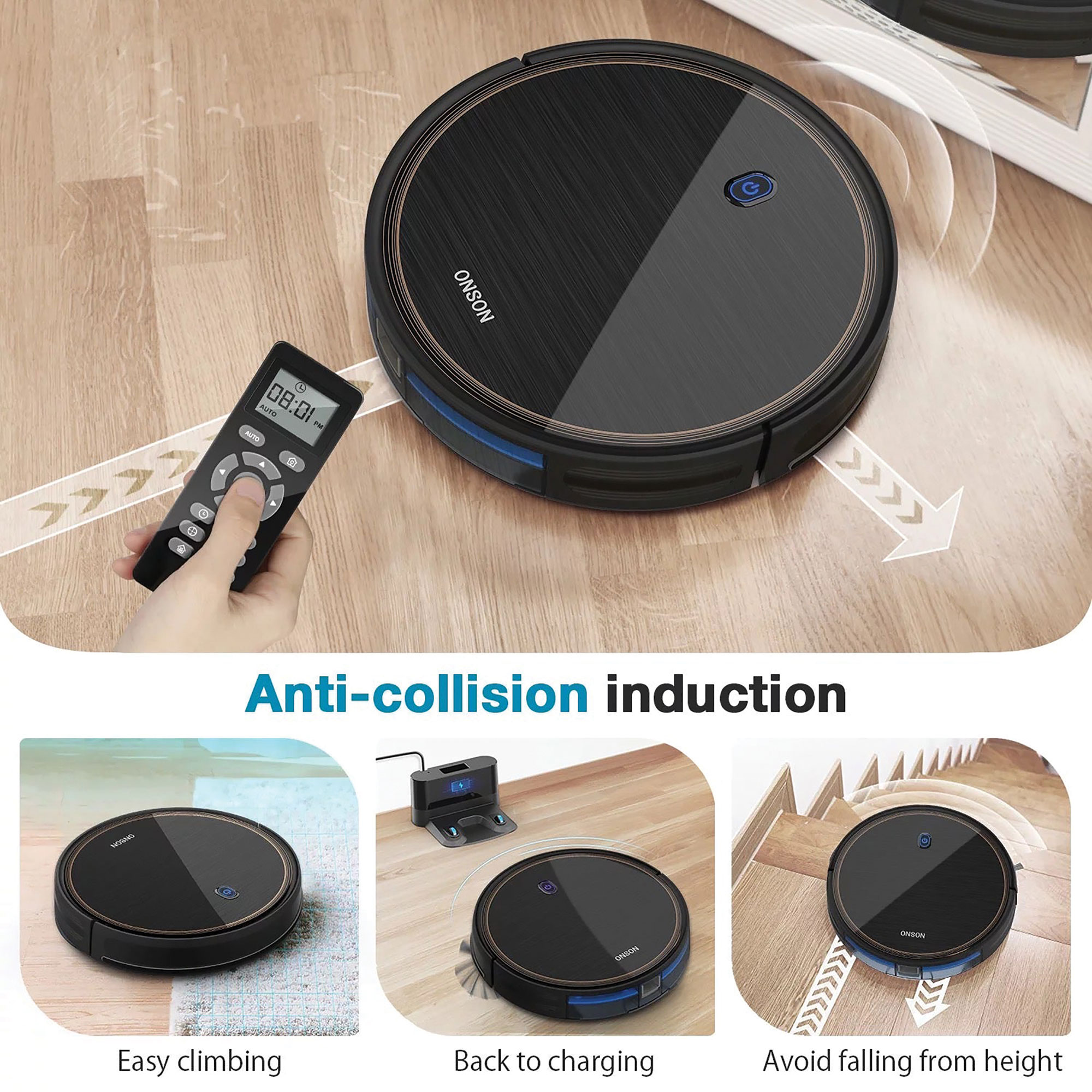 onson robot vacuum f007c