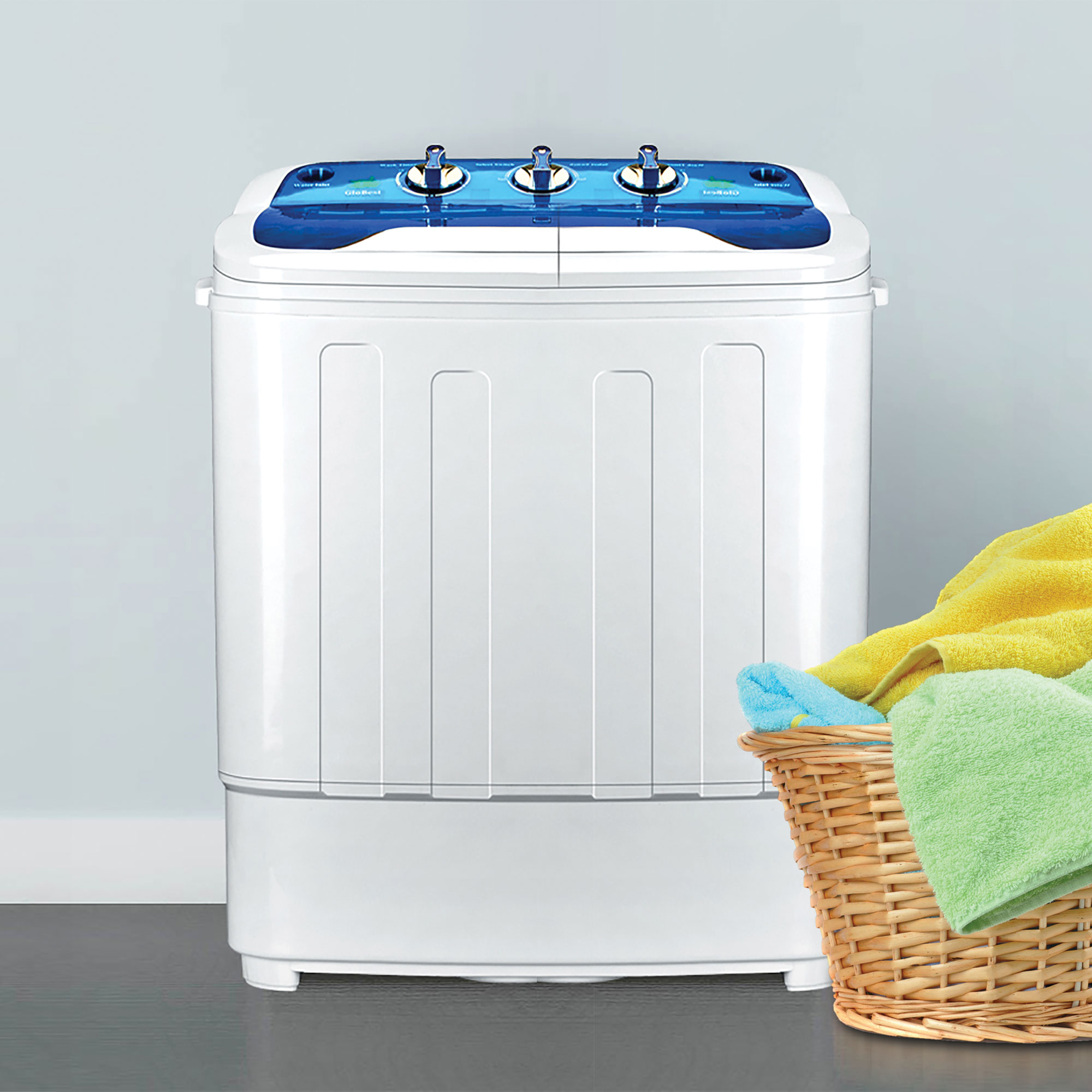 globest portable twin tub washing machine