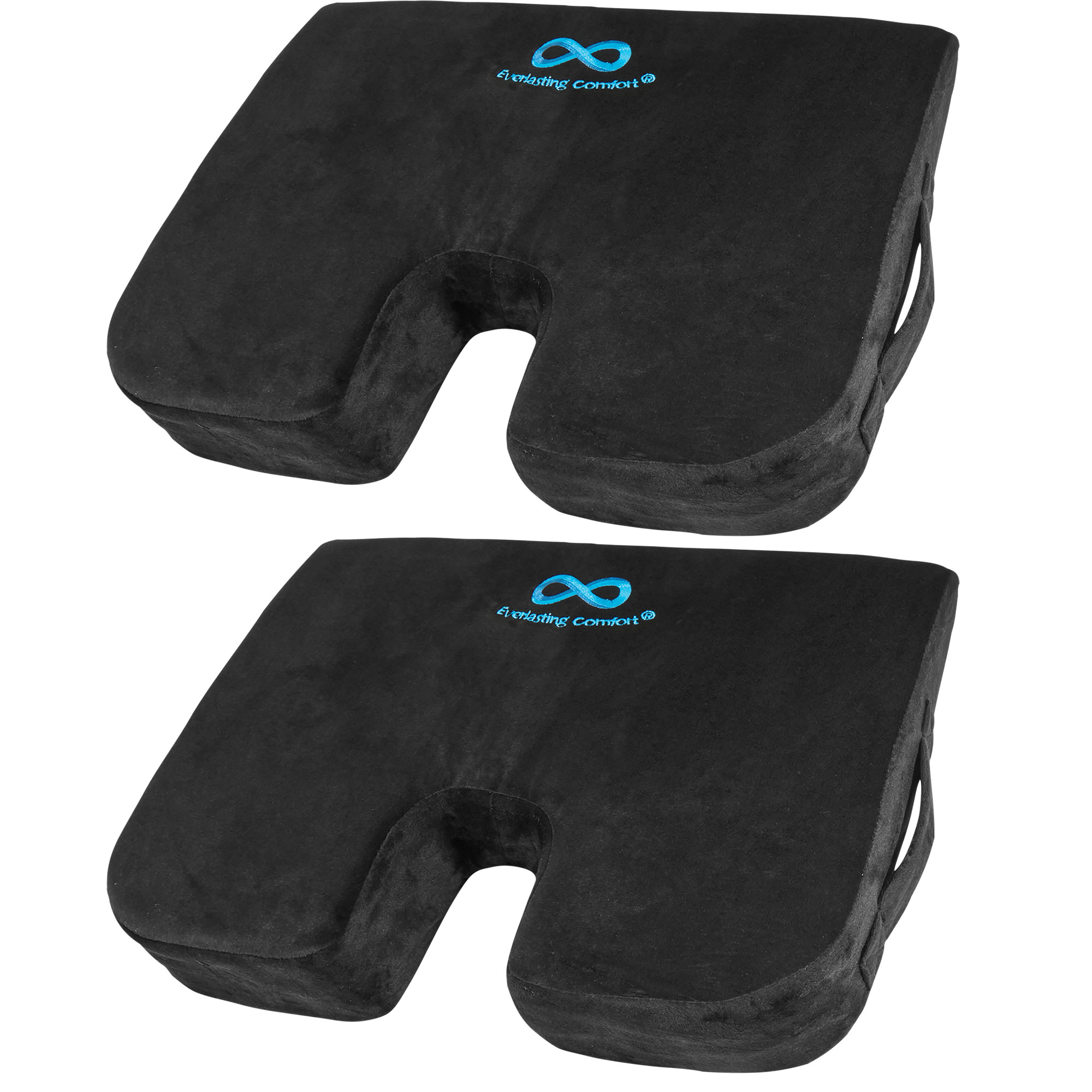 Everlasting Comfort Memory Foam Seat Cushion with Removable Cover