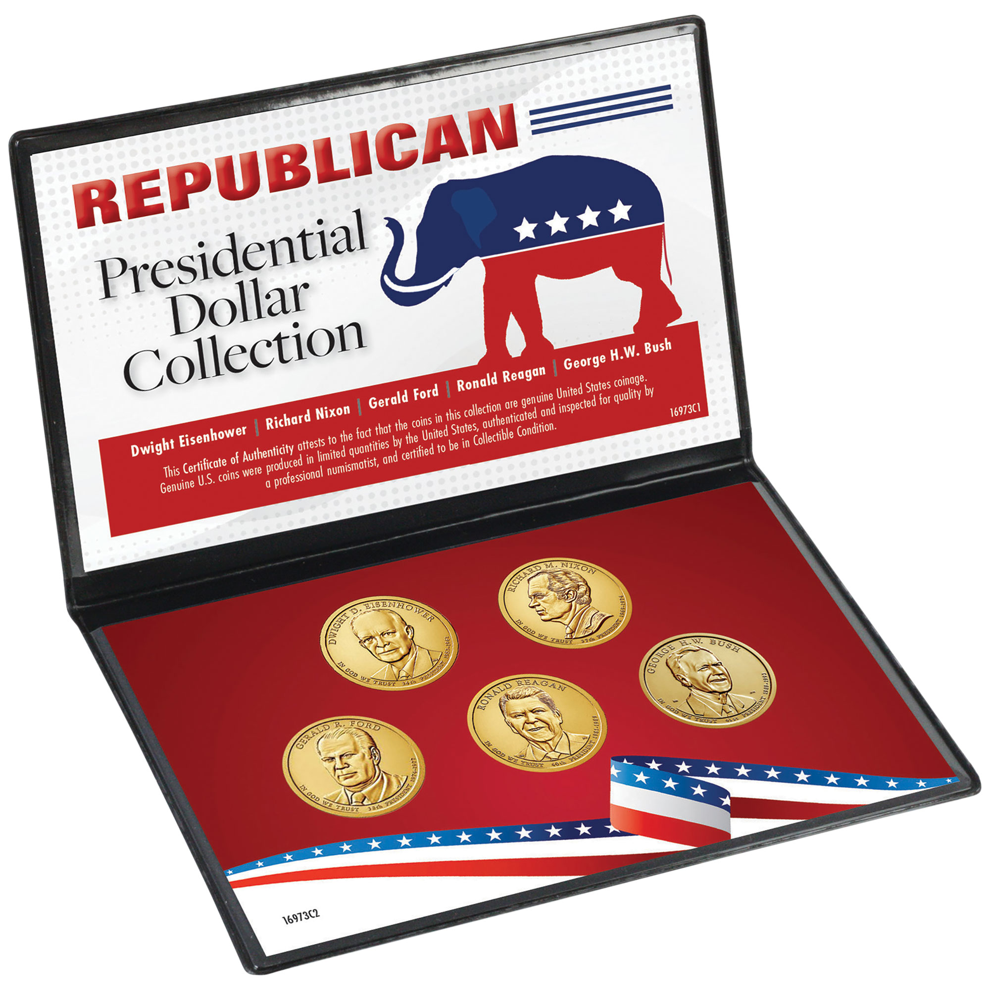 Republican Presidential Golden Dollar Set
