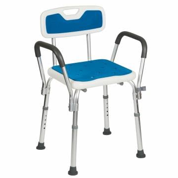 Shower Chair with Padded Seat - Lightweight &amp; Sturdy