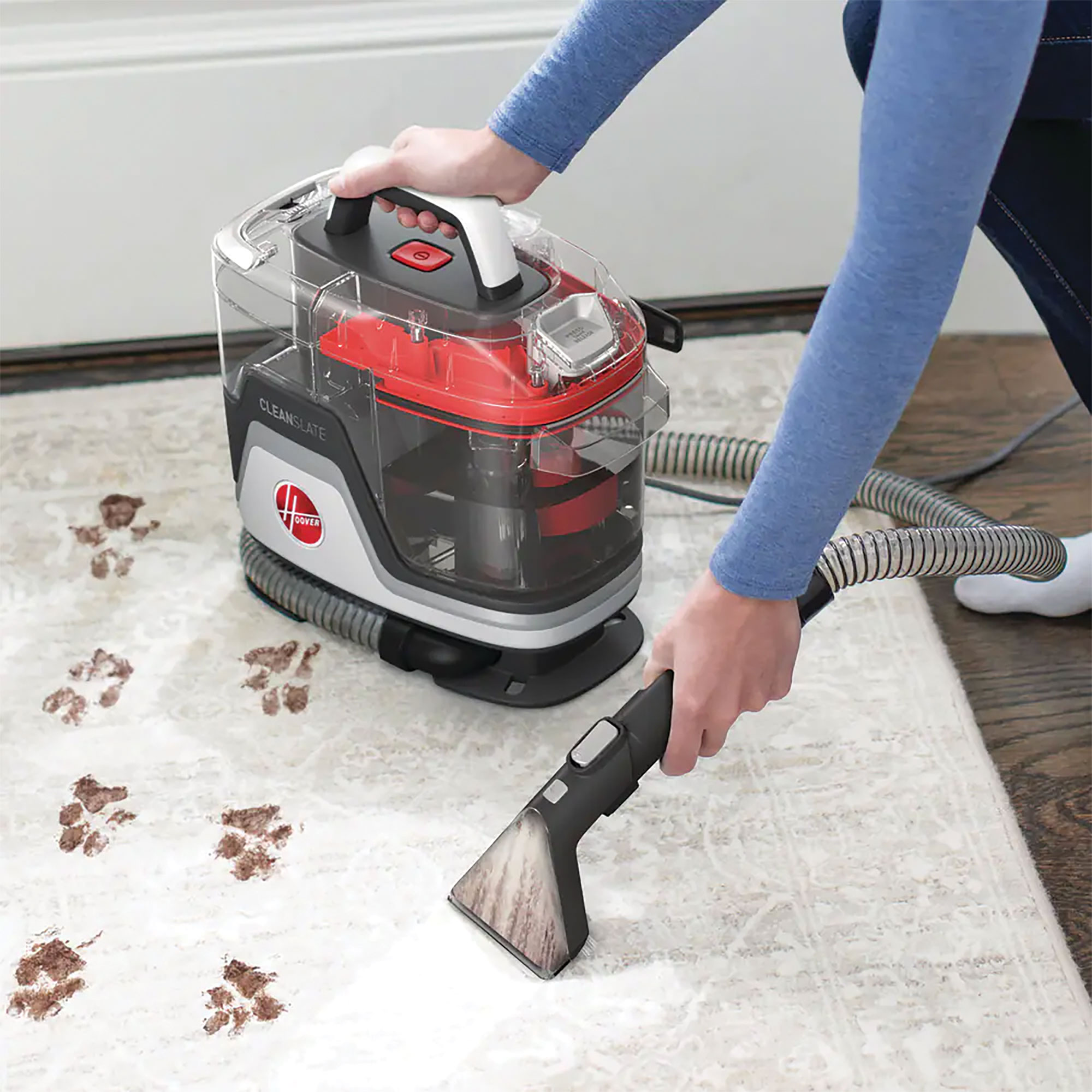 Hoover Power Scrub Elite Multi Floor Cleaner Machine with Corded Mop Vacuum  