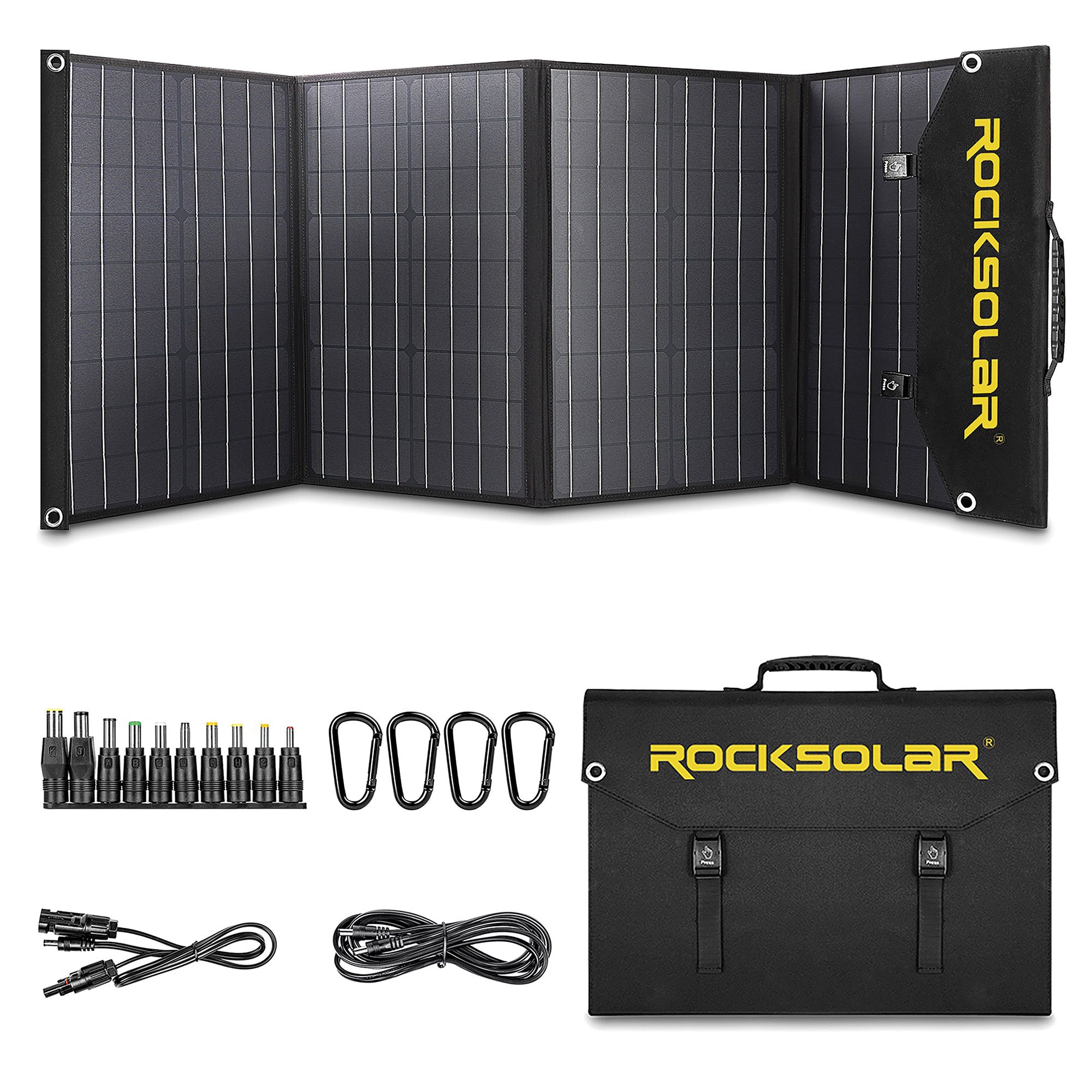 ROCKSOLAR 100W Portable Solar Panel