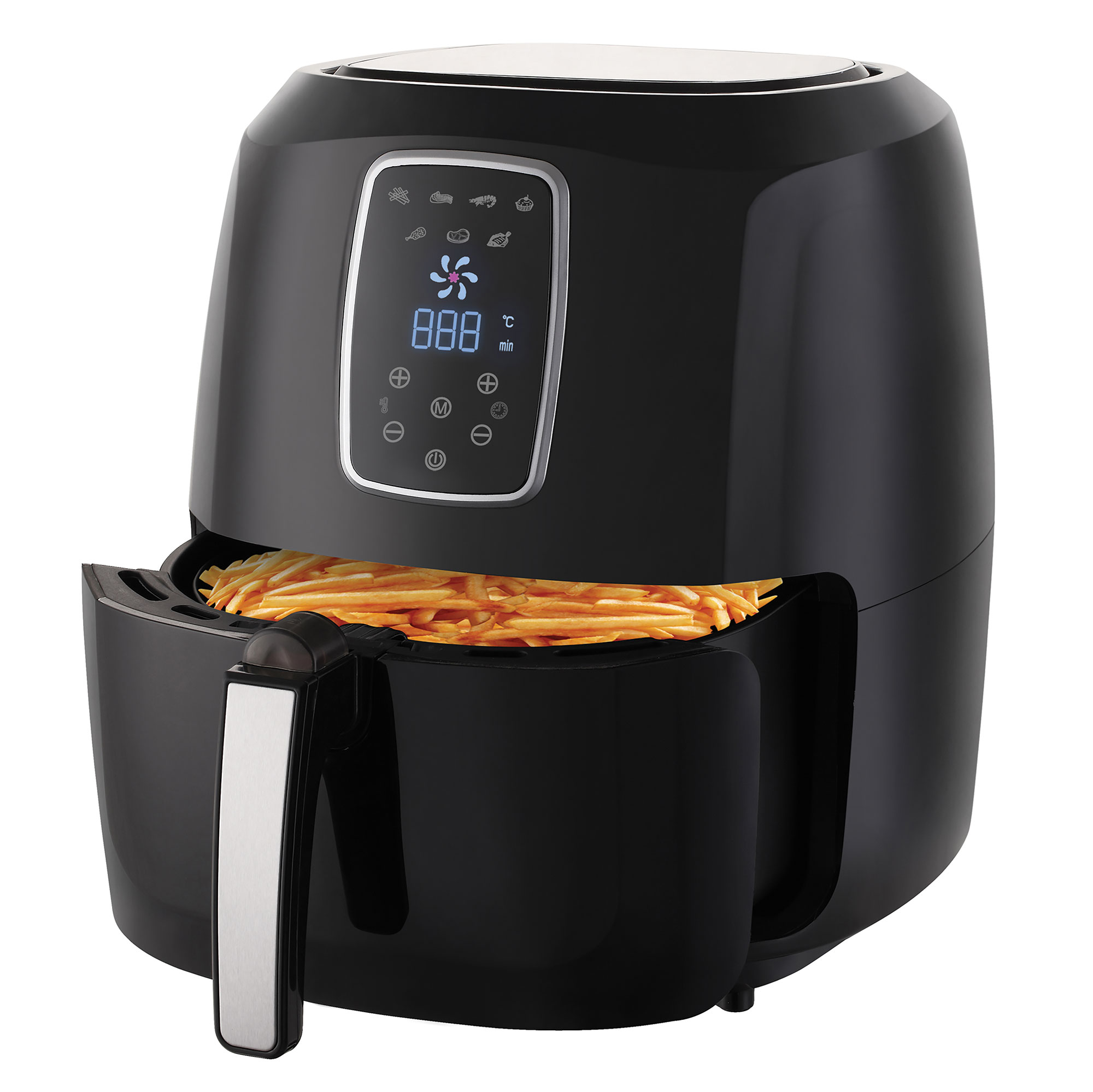 Emerald 26-Quart Dual Zone Feature Stainless Steel Air Fryer in